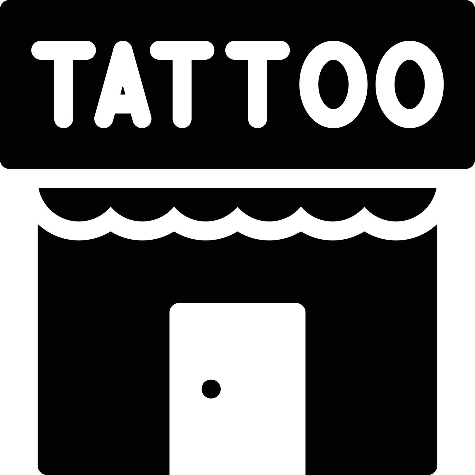 tattoo Vector illustration on a transparent background. Premium quality symbols. Gyliph vector icon for concept and graphic design.