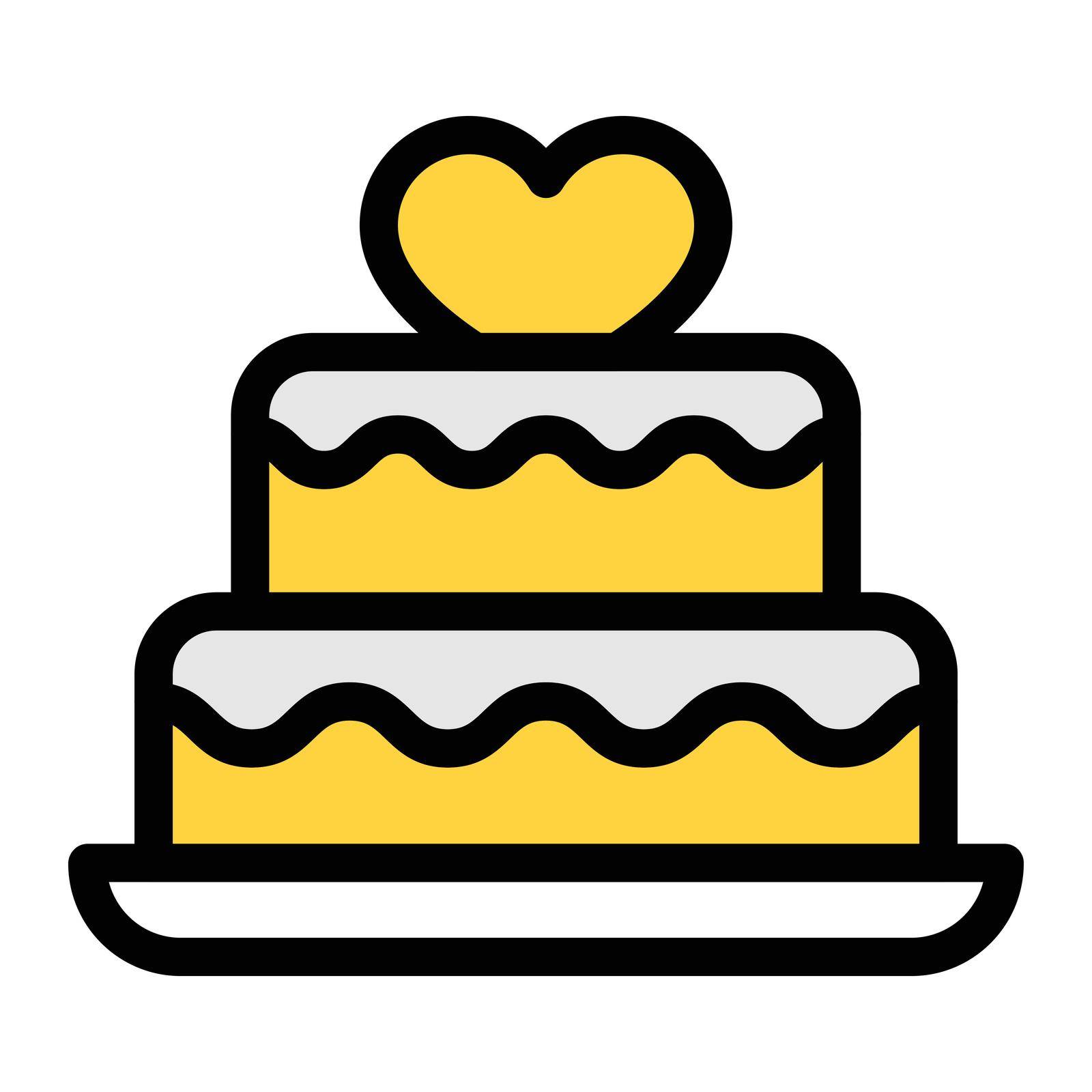 cake Vector illustration on a transparent background. Premium quality symbols. Stroke vector icon for concept and graphic design