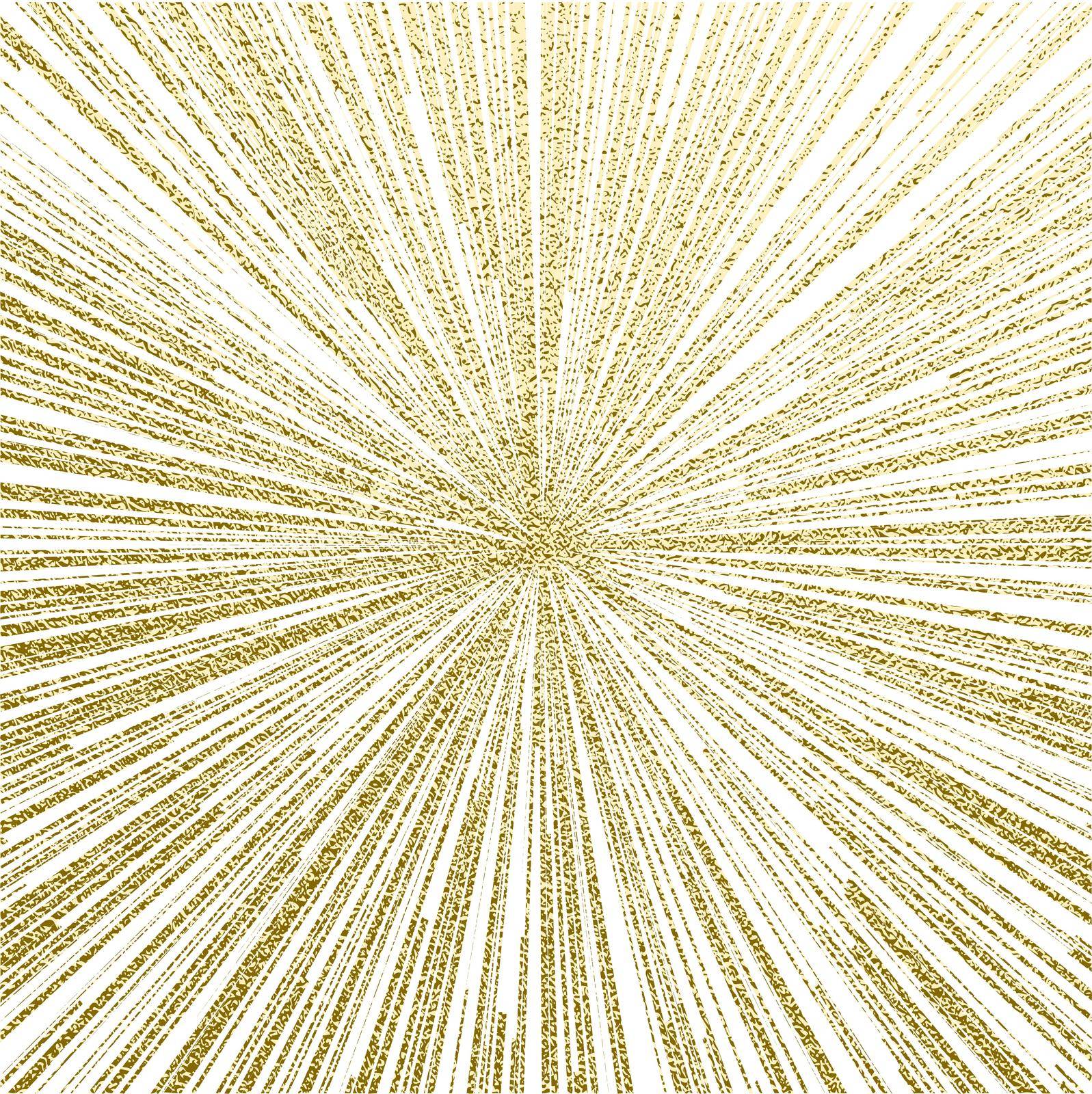Explosion vector illustration. Sun ray or star burst element with sparkles. Gold Christmas element for greeting cards, posters. Golden glow glitter. Light rays effect.