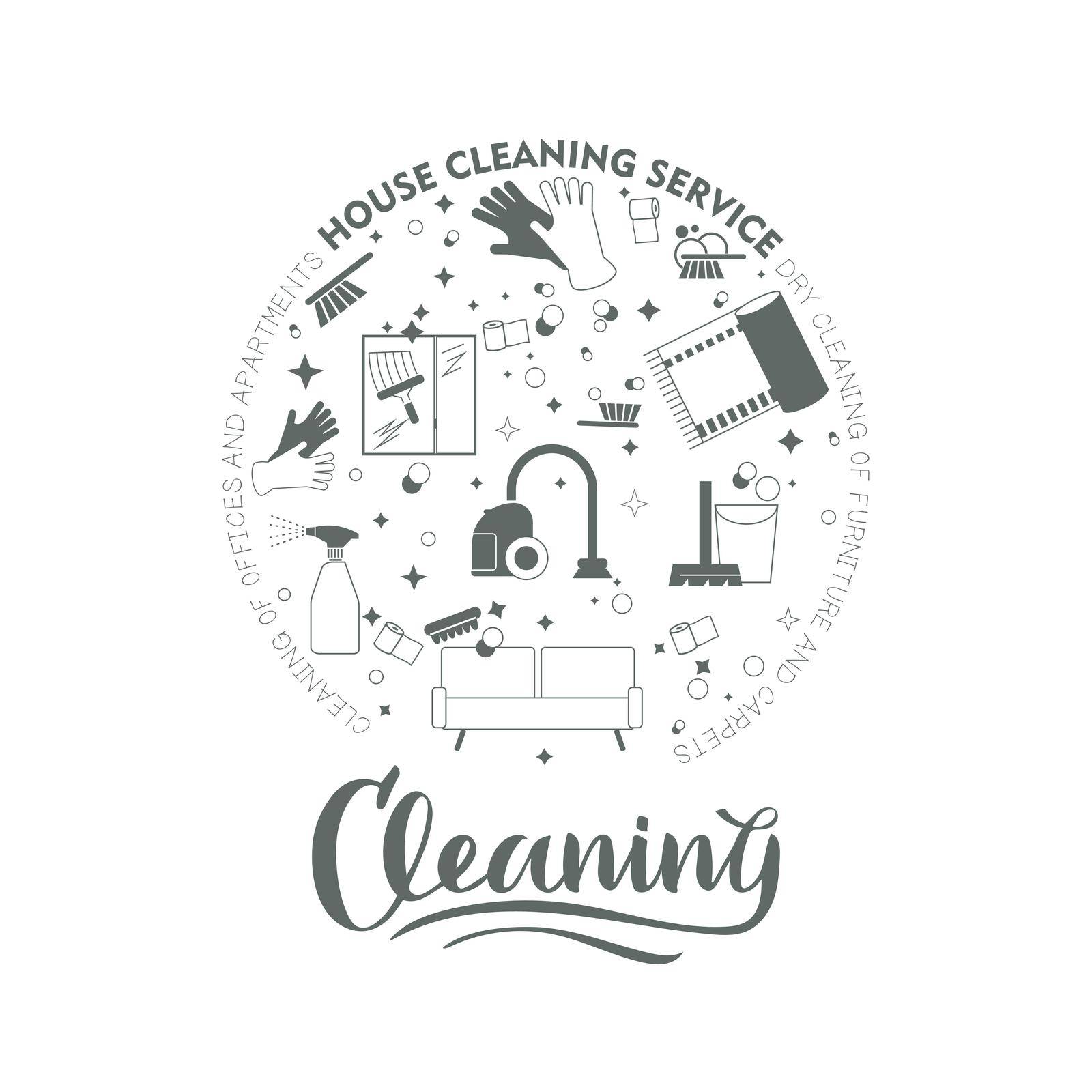 Cleaning company concept. by GALA_art
