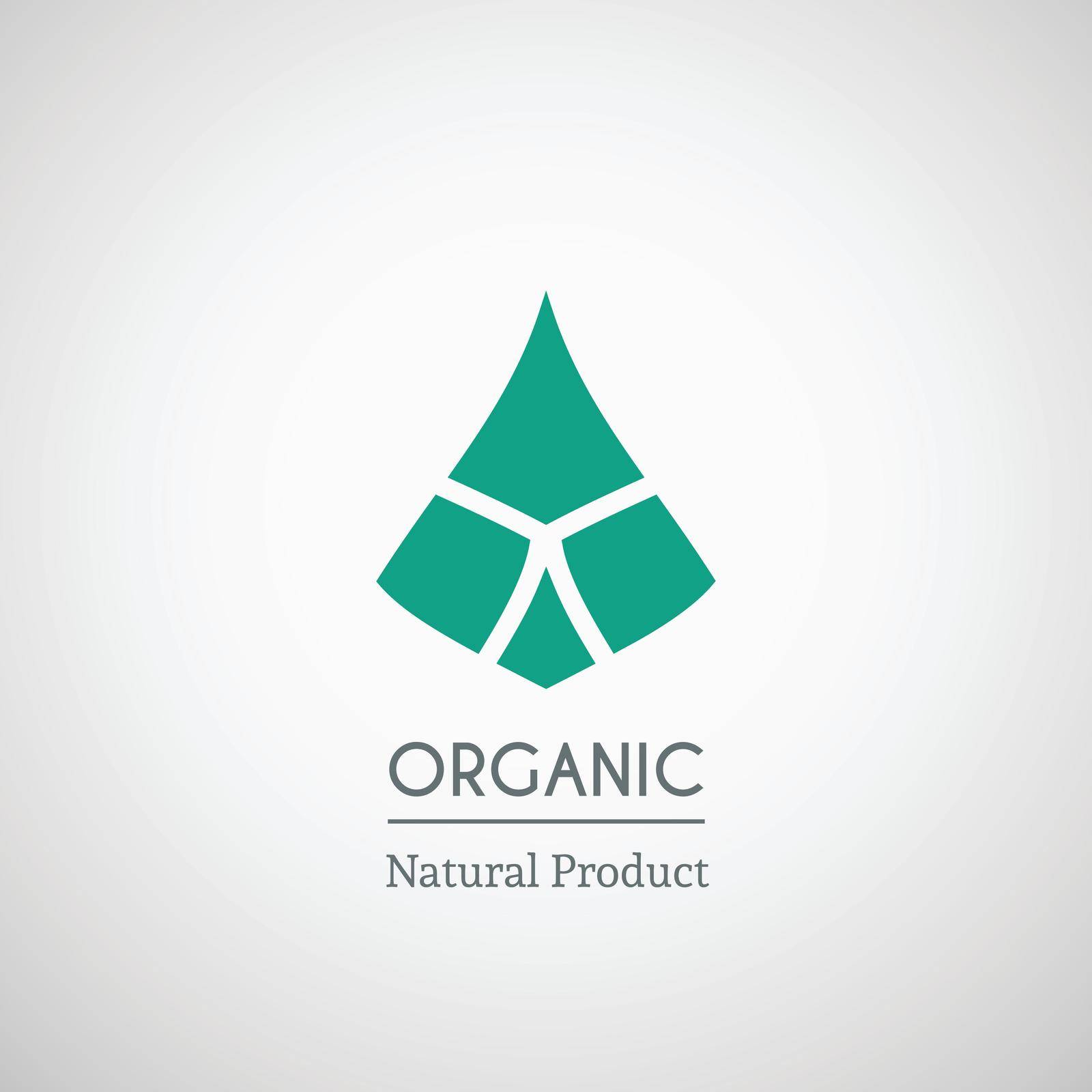 Organic natural product logo by dacascas
