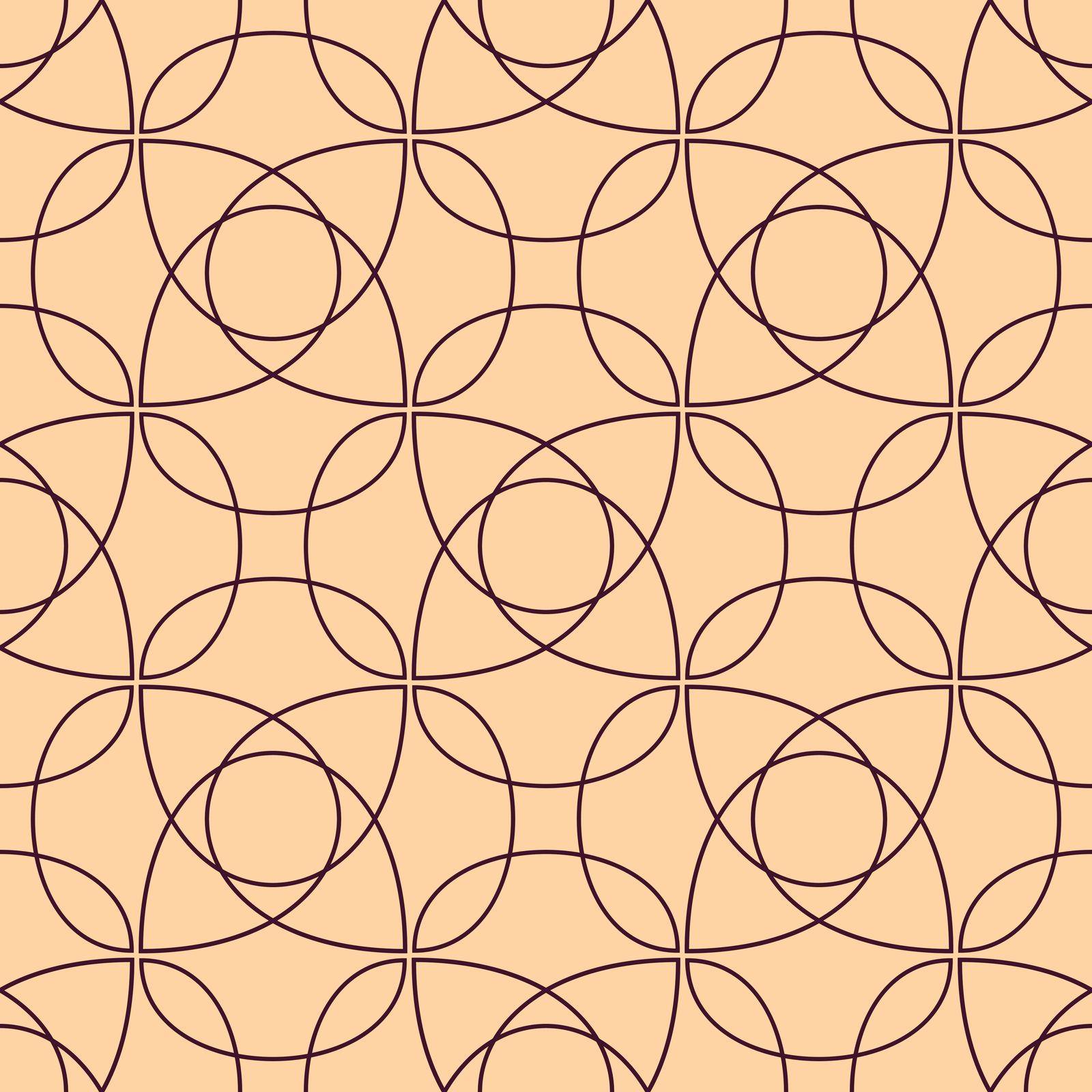 Sacred geometry pattern in vector. Arabic pattern background