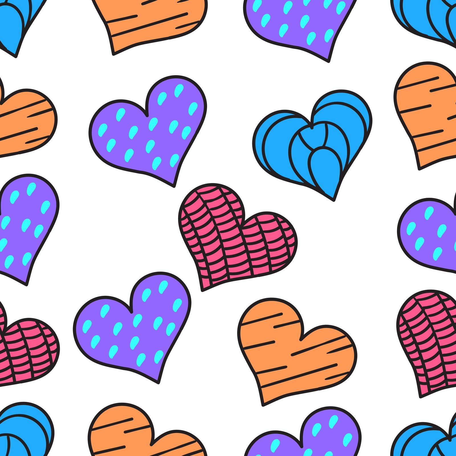 love valentine feeling pattern background. repeat pattern background design