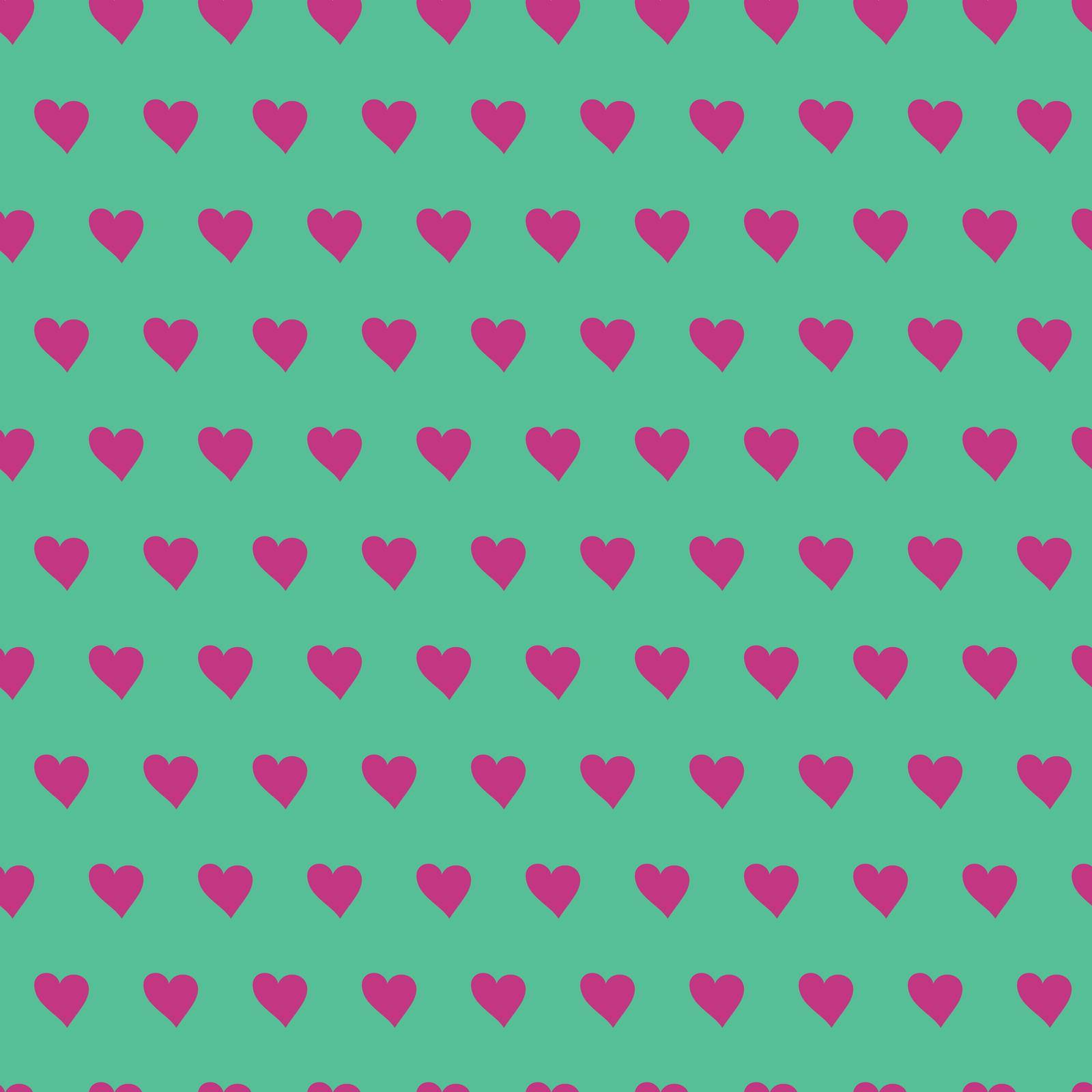 Pattern with hearts by LyannaDesign