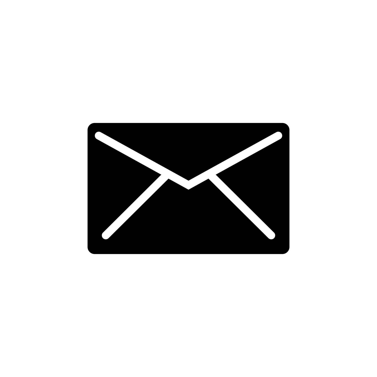 Envelope Mail, Letter, Correspondence Flat Vector Icon by sfinks