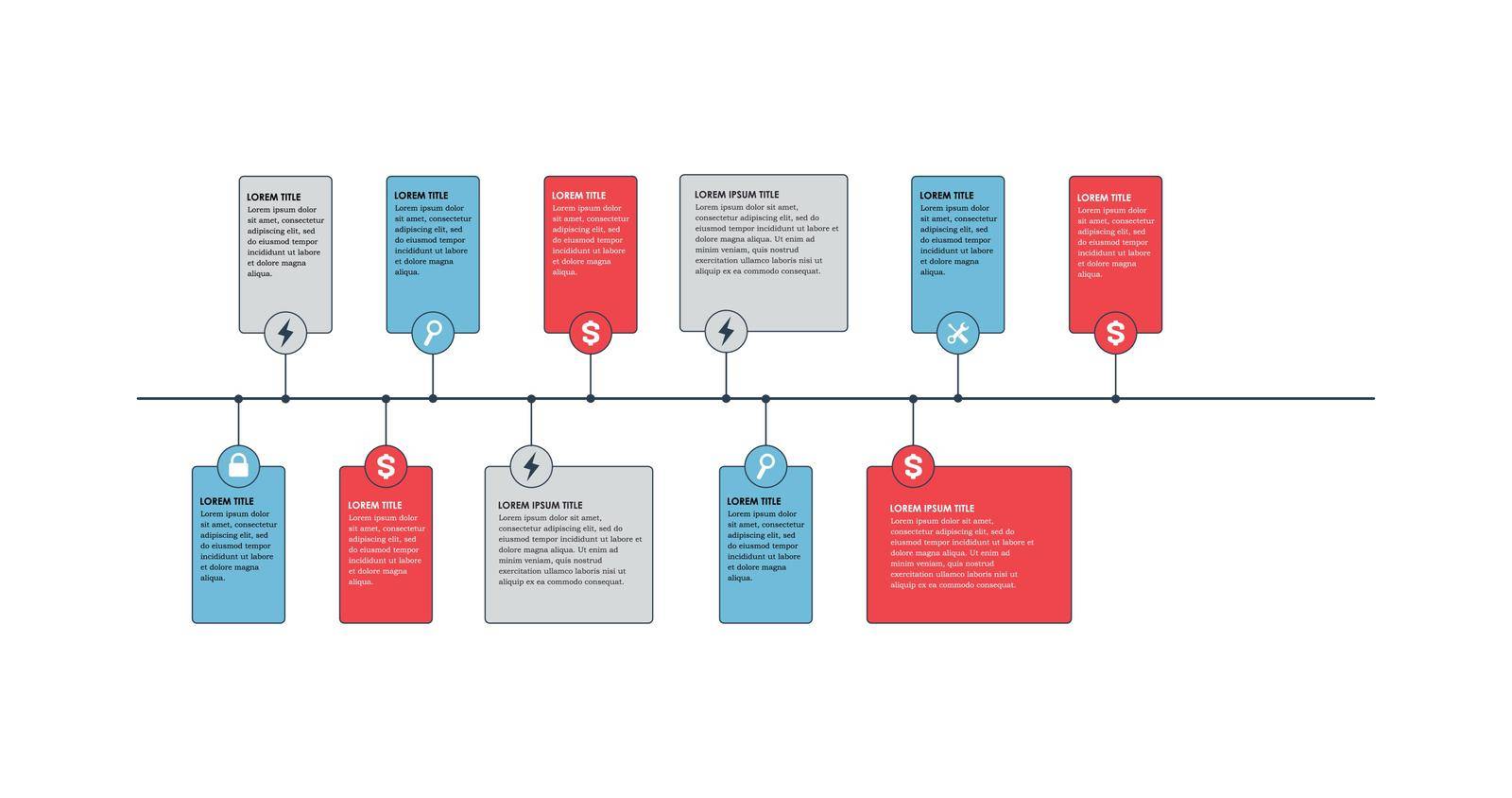 business concept timeline. Infograph template, vector banner can be used for workflow layout, diagram,presentation, education