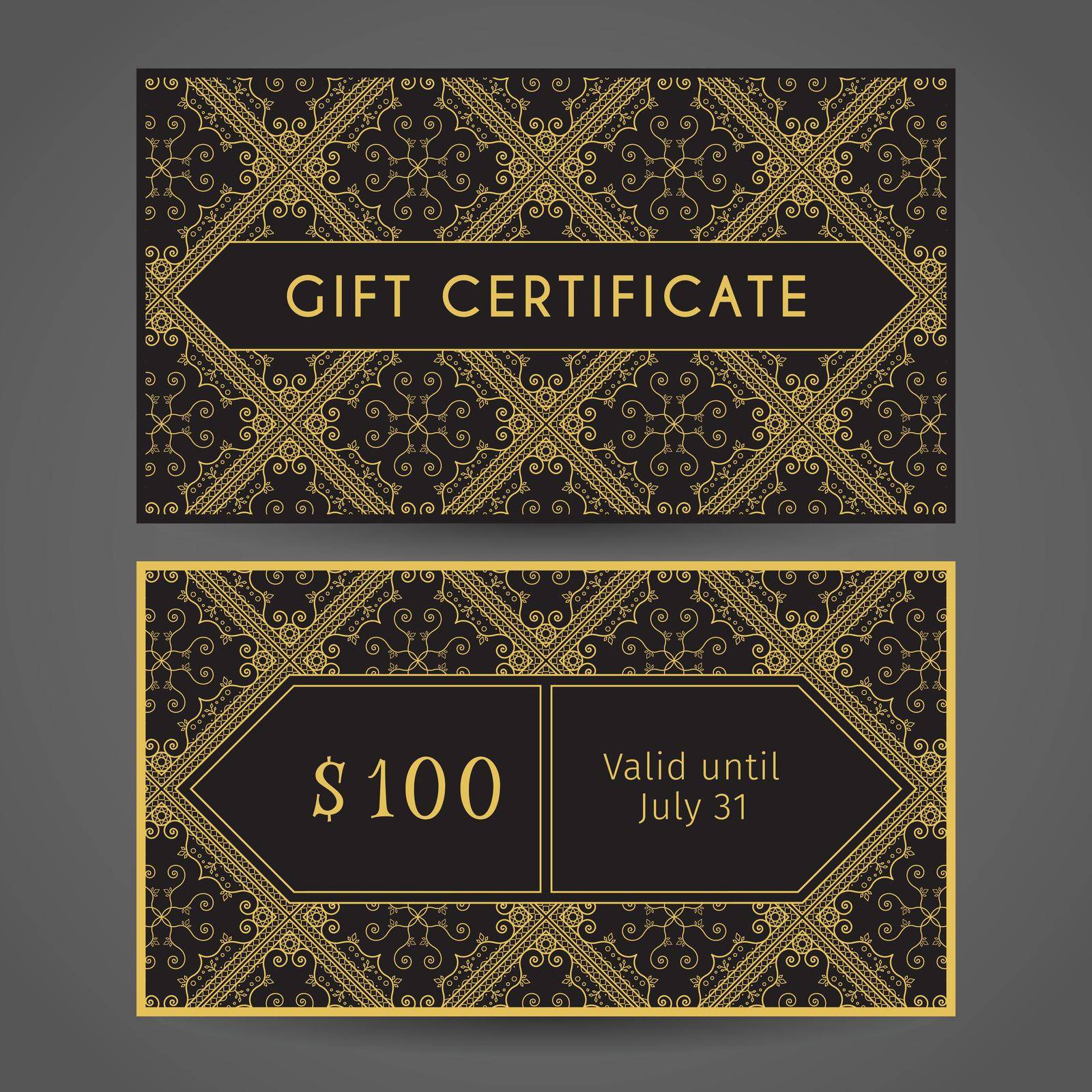 Vintage Gift Certificate by dacascas