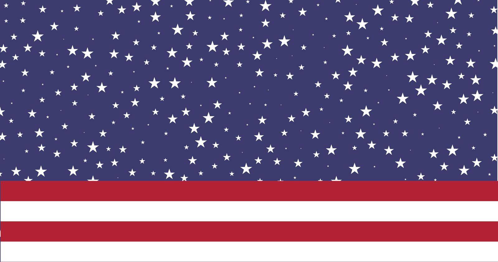 American patriotic Flag abstract background, Vector background for Independance Day and other events.
