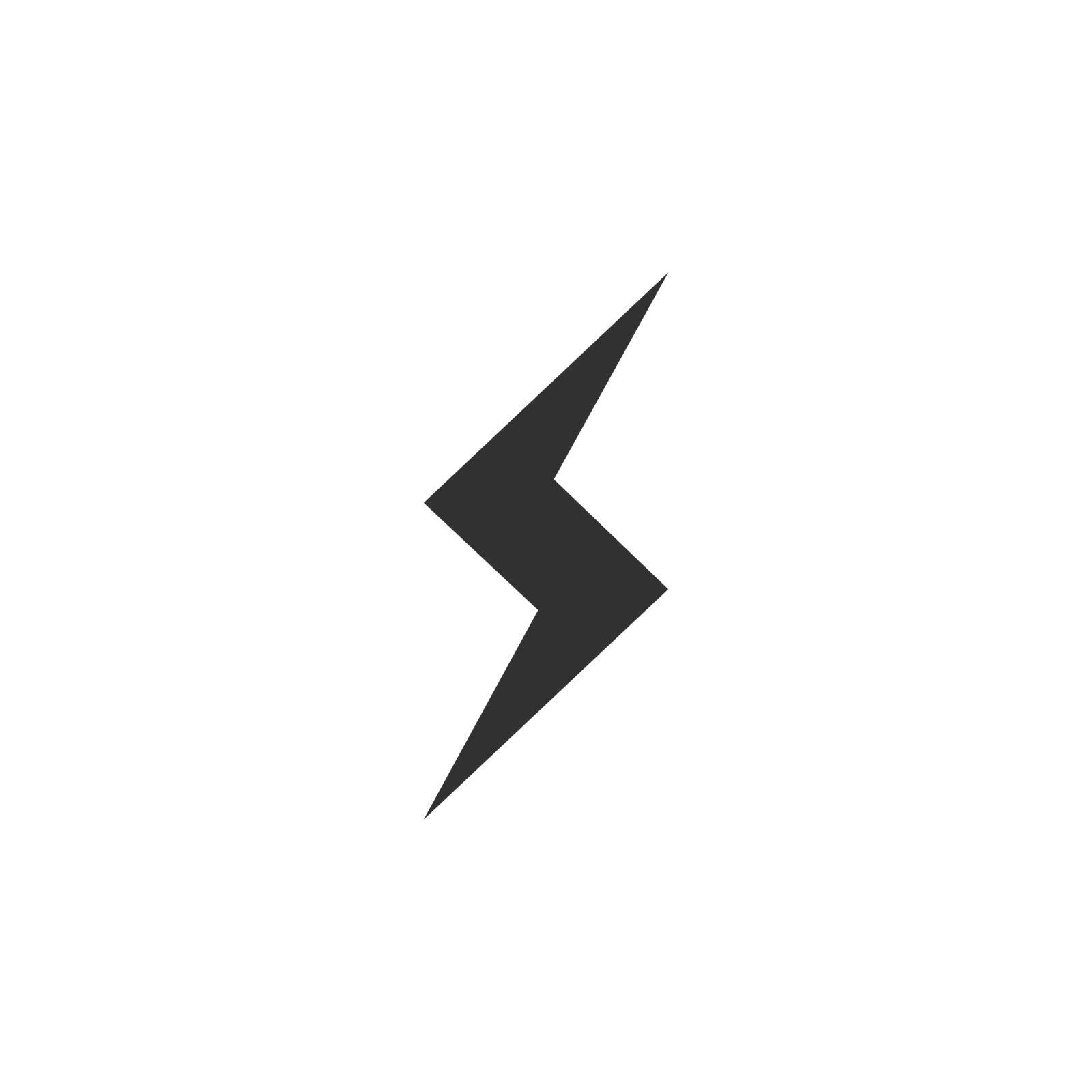 Flash icon. Bolt of lightning vector. Lightning illustration. Streak of lightning sign. Electric bolt flash icon. Lightning design element. Thunder strike logo. Charge flash icon. Thunderbolt icon by Kyrylov
