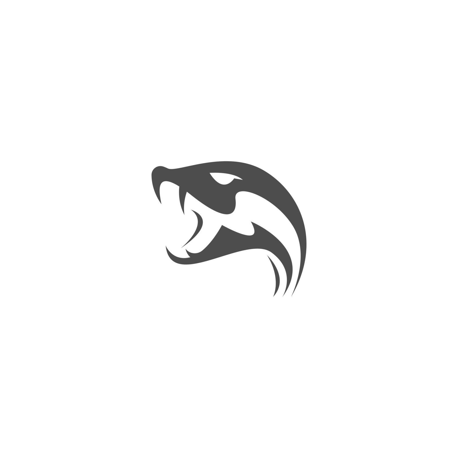 Snake icon logo design vector template by bellaxbudhong3
