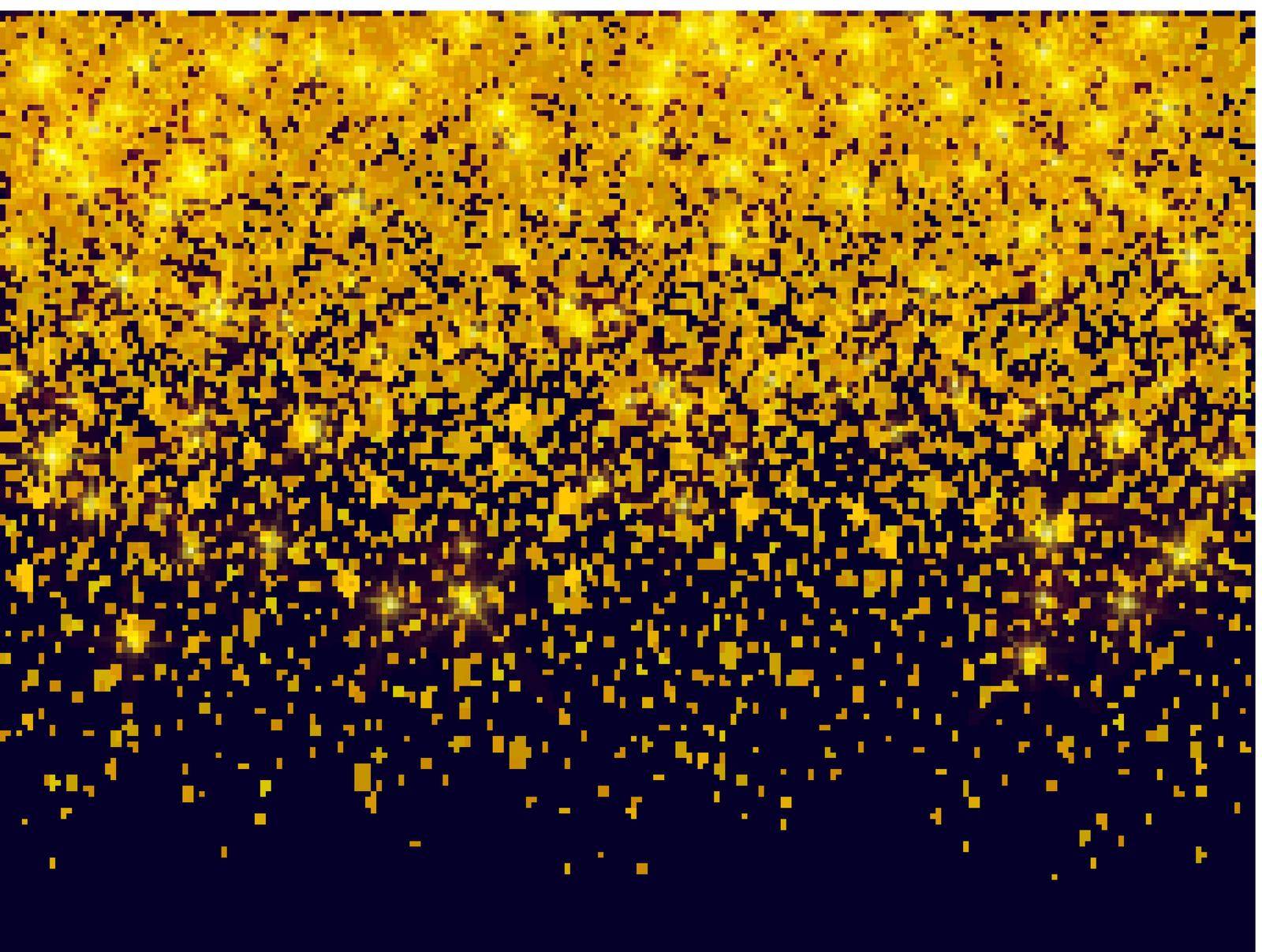 Gold glitter texture. by Valeriya_Dor