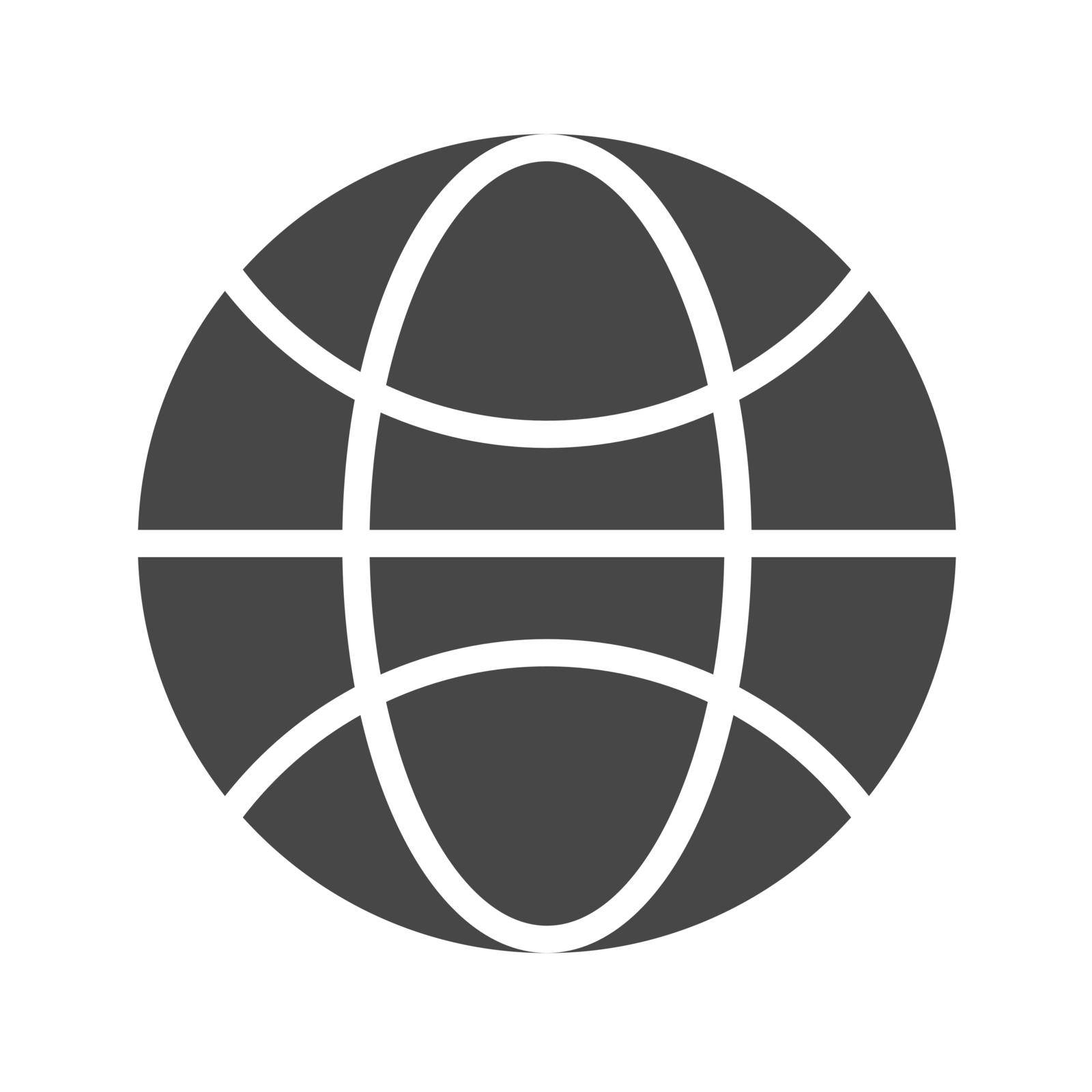 Globe Flat Vector Icon by smoki