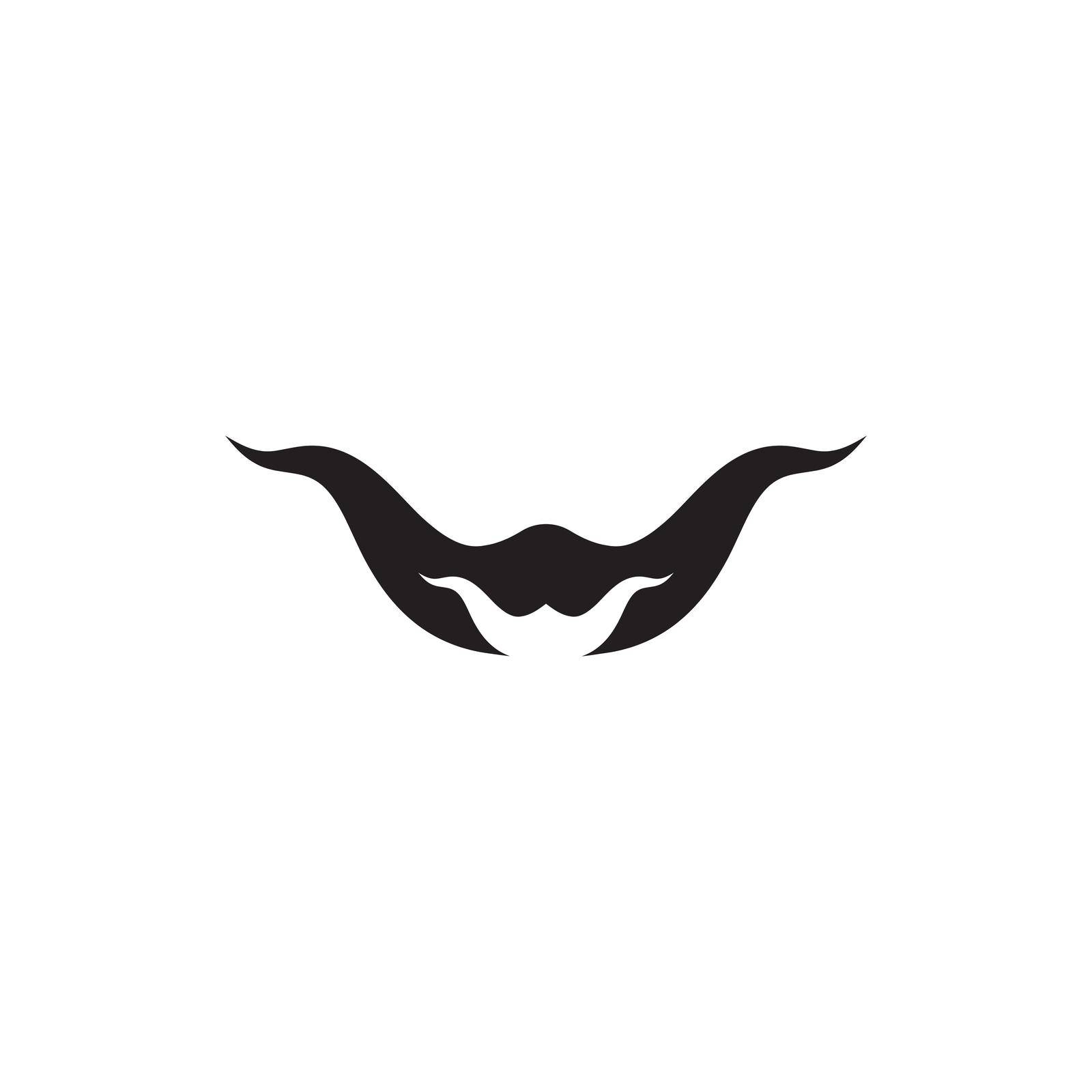 mustache icon template by awk
