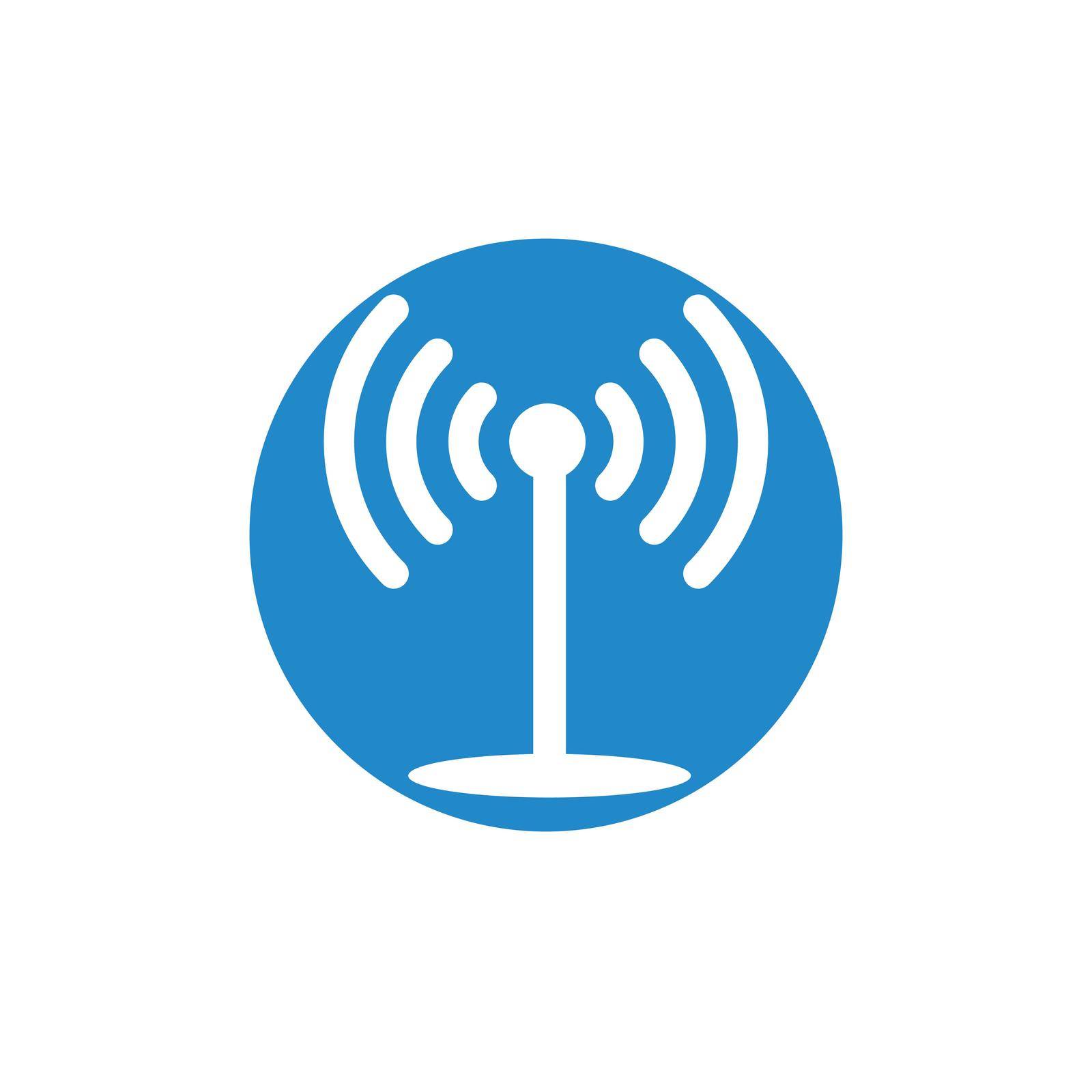 wireless Logo Template vector illustration