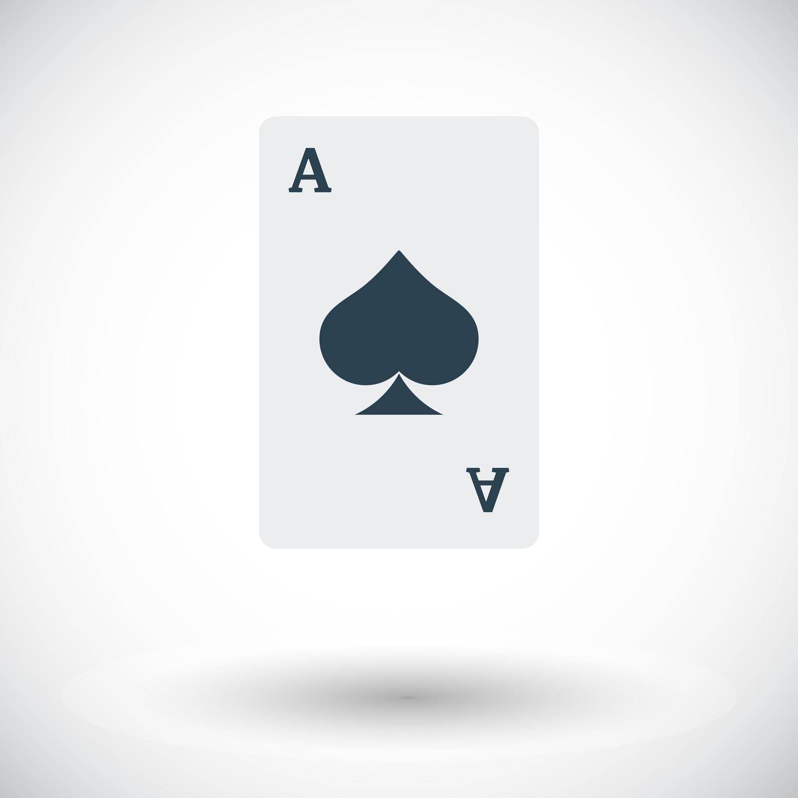 Play card icon. Flat vector related icon for web and mobile applications. It can be used as - logo, pictogram, icon, infographic element. Vector Illustration.
