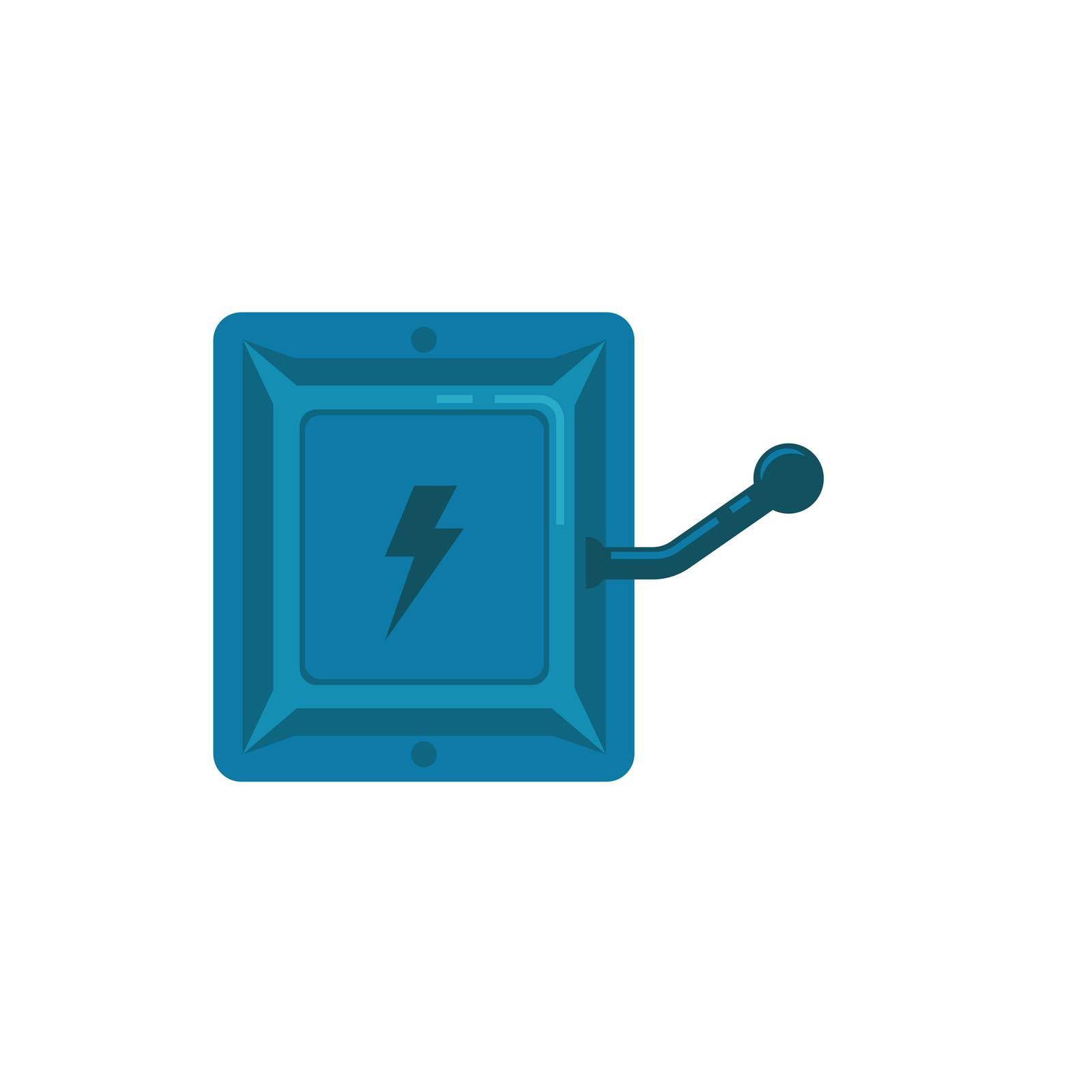 electric switch cartoon  vector icon element    design template 