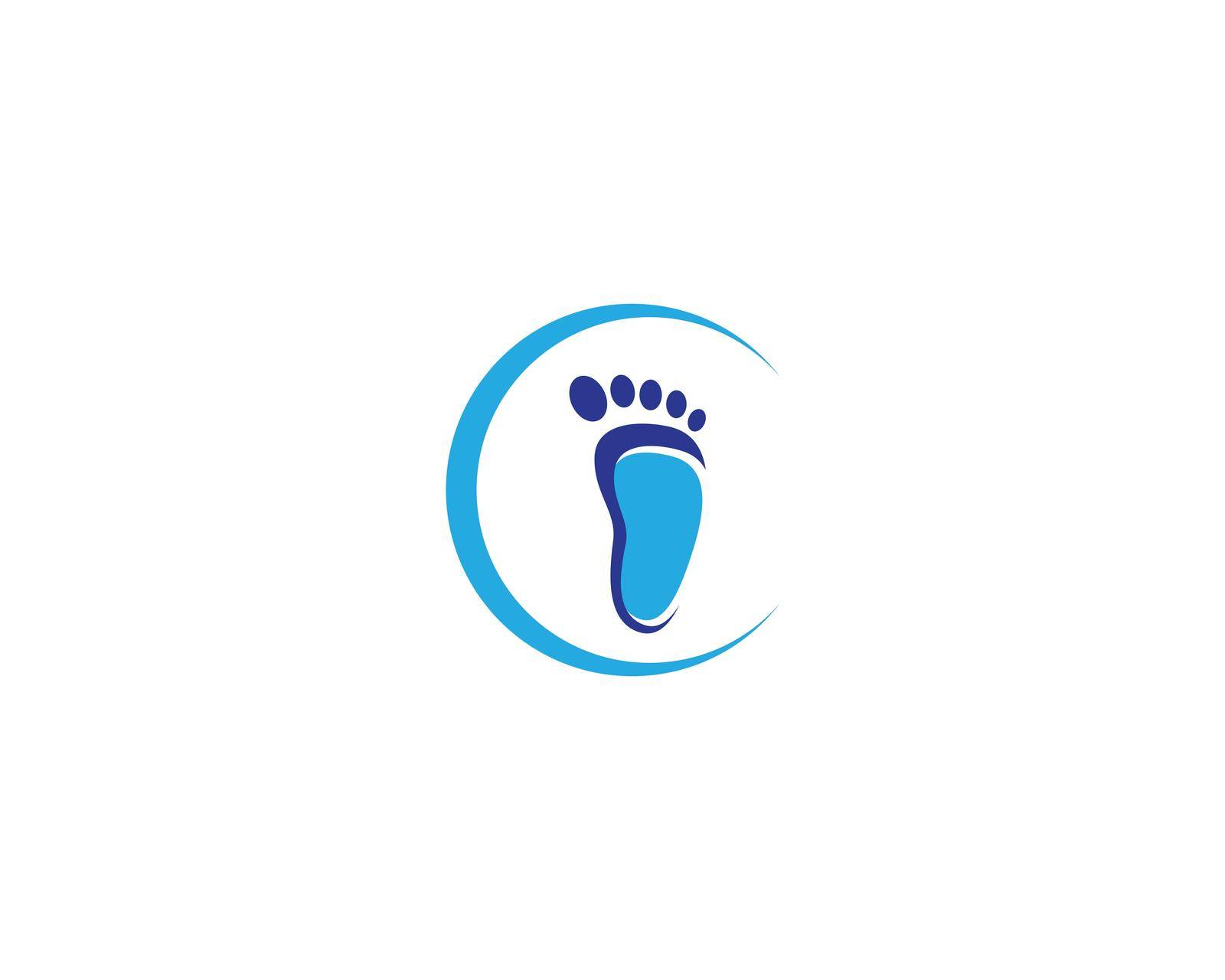 Foot therapist logo vector by Attades19