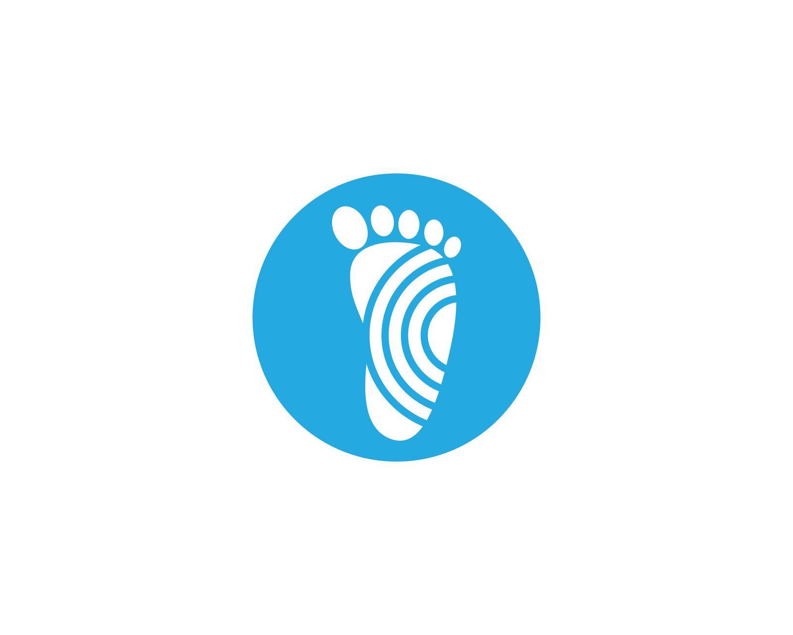 Foot therapist logo vector by Attades19