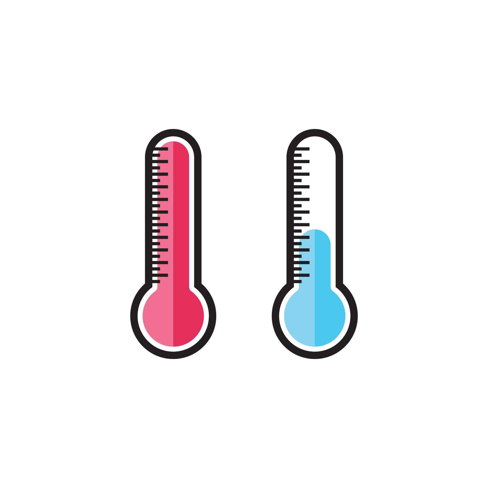 Thermometer vector icon illustration by Attades19