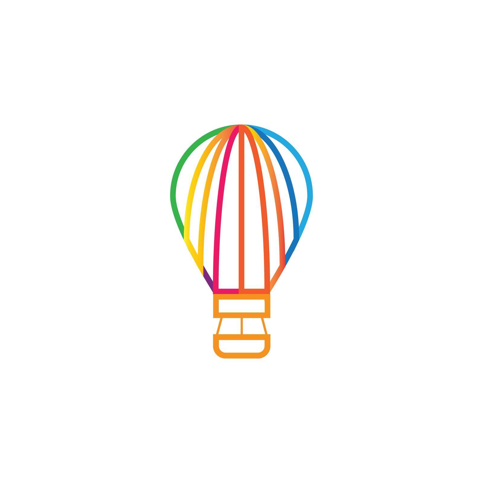 air balloon logo by hasan02