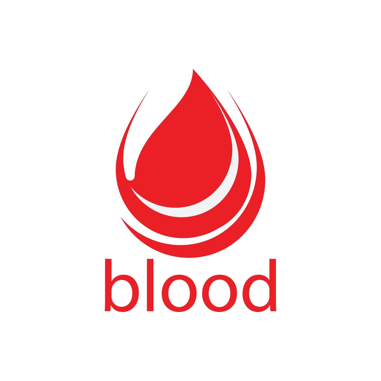 Blood ilustration logo by hasan02