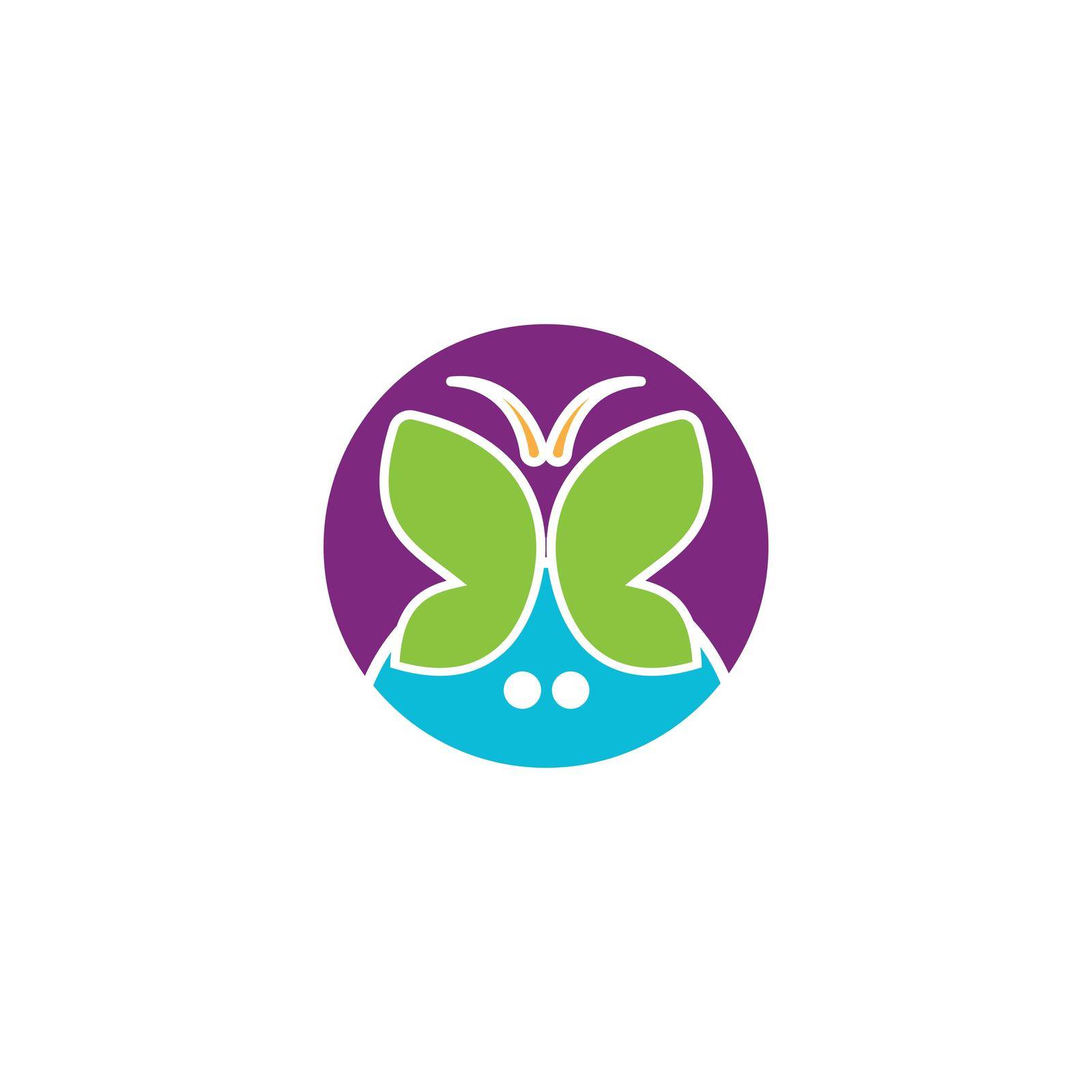 Beauty Butterfly Logo by hasan02