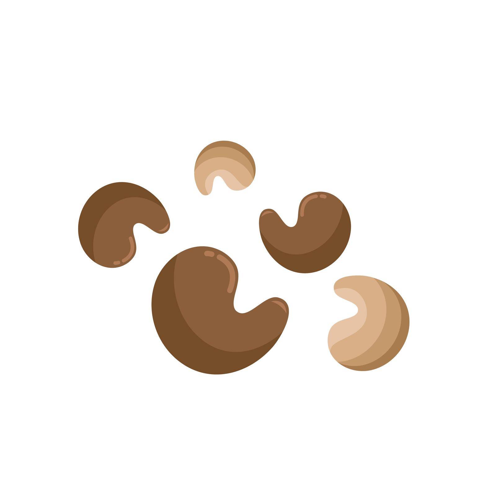cashew nut vector illustration concept design templatecashew by idan