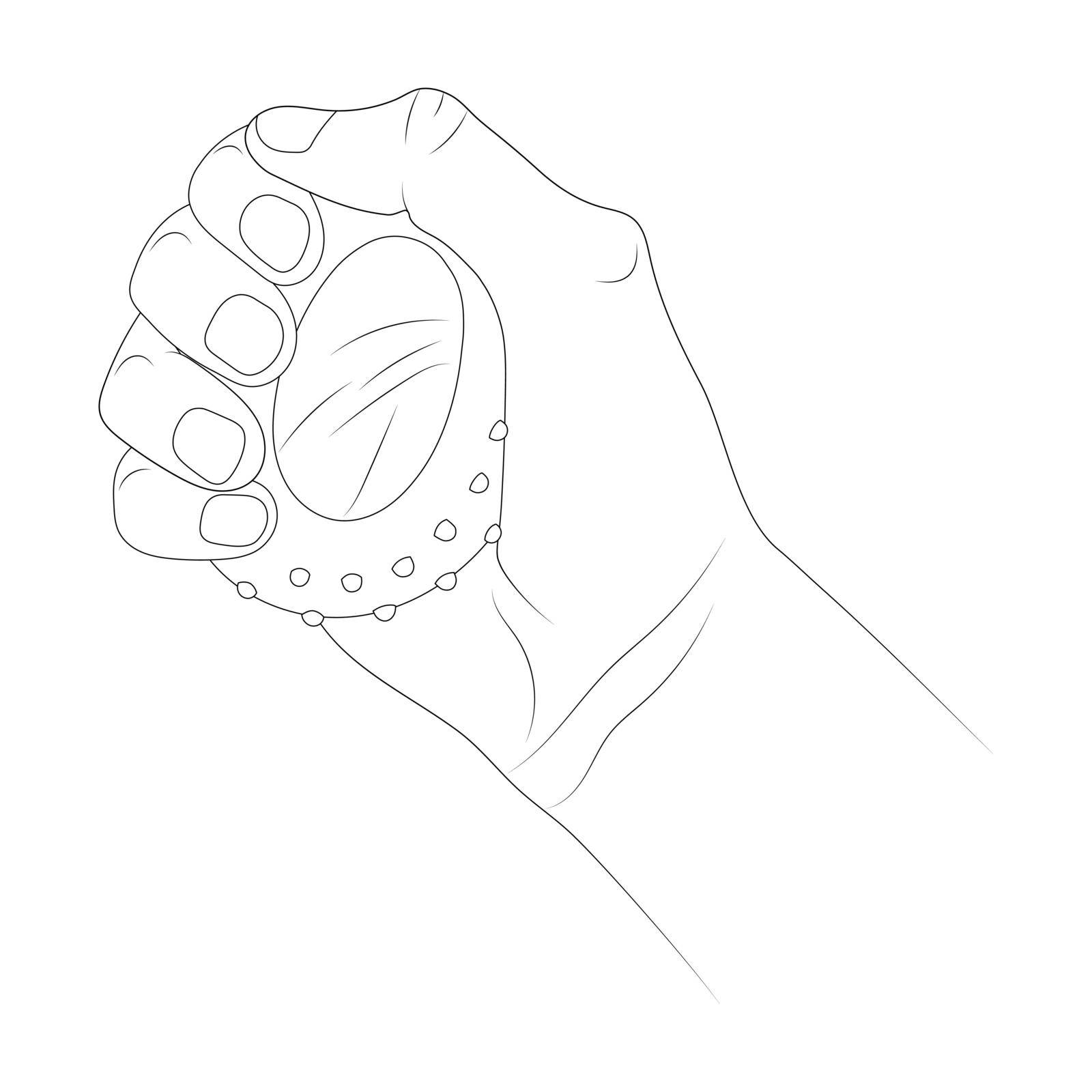 Hand grip strengthener. Fitness expander. by vas_evg