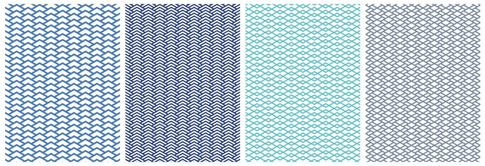 Geometry seamless line grid pattern on white background. Simple geometric motive for cloth, wrapping paper, cover design by Olechka