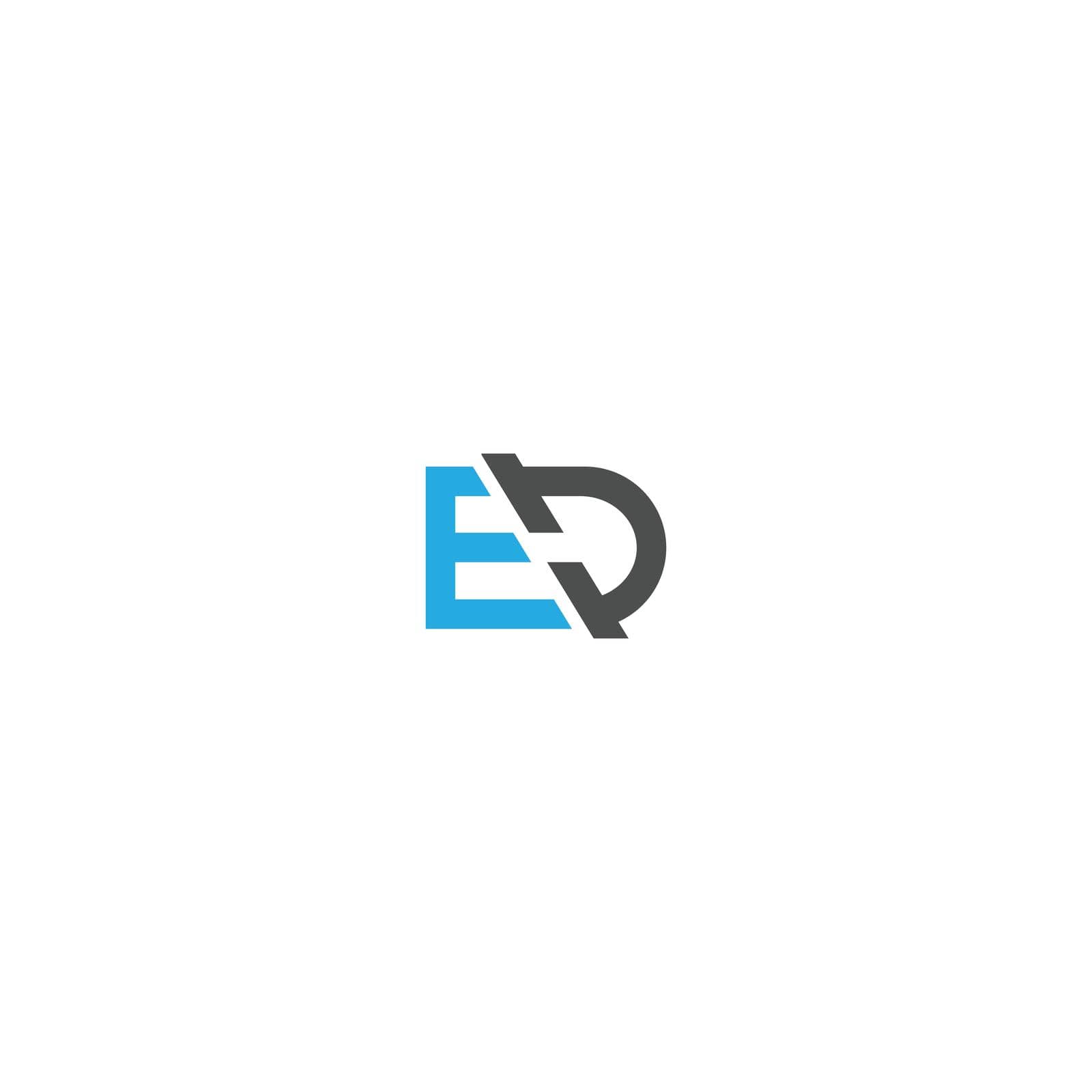 letter ed icon vector by bellaxbudhong3