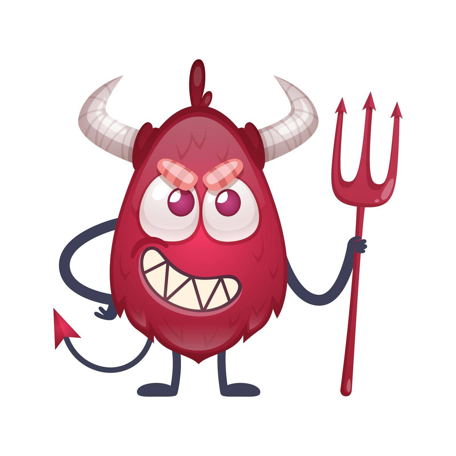 Cartoon Devil Character by mstjahanara