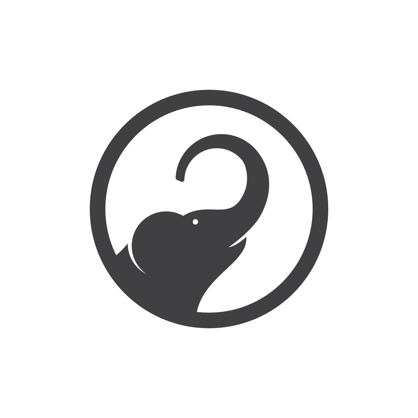 Elephant logo illustration by awk