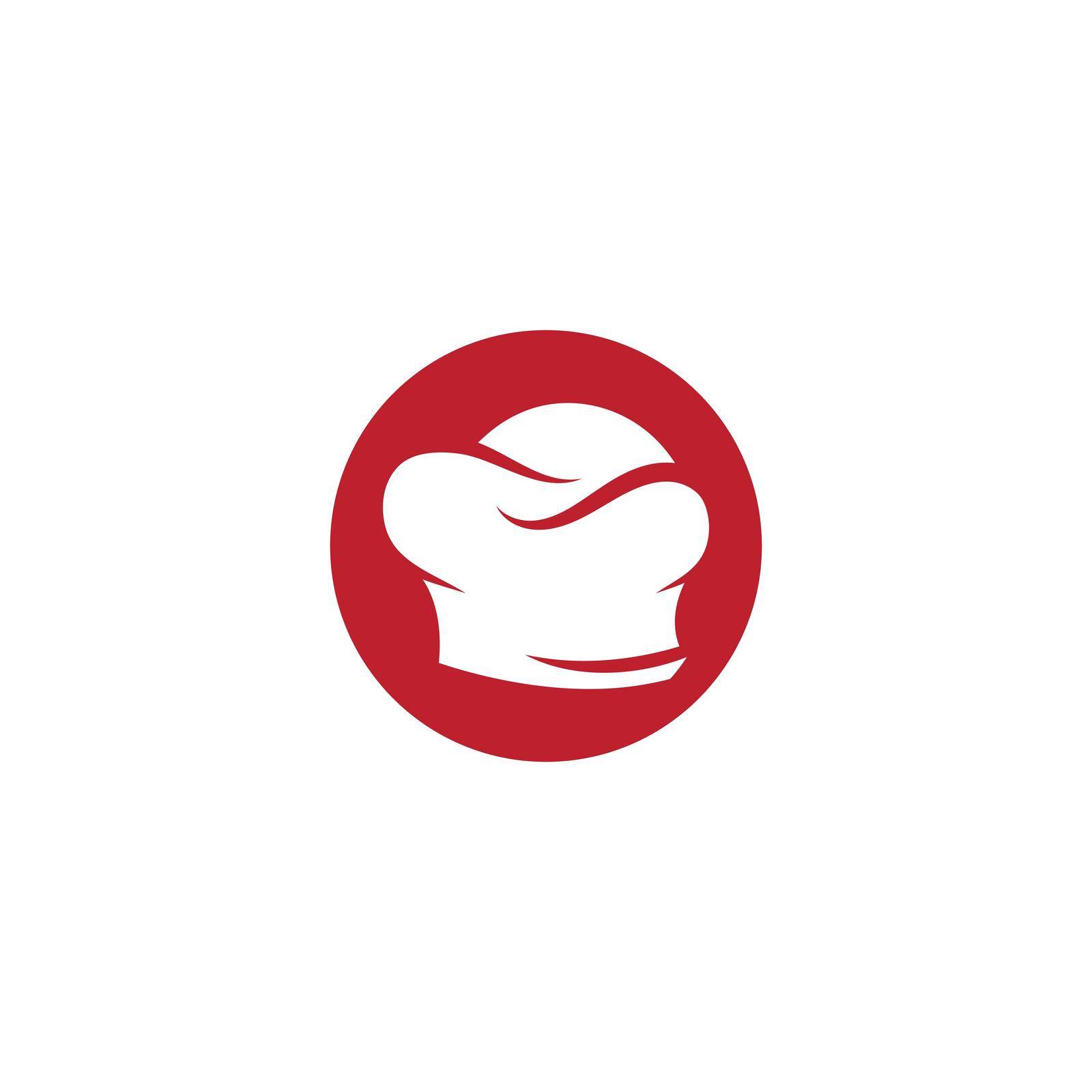 Chef hat logo template vector icon