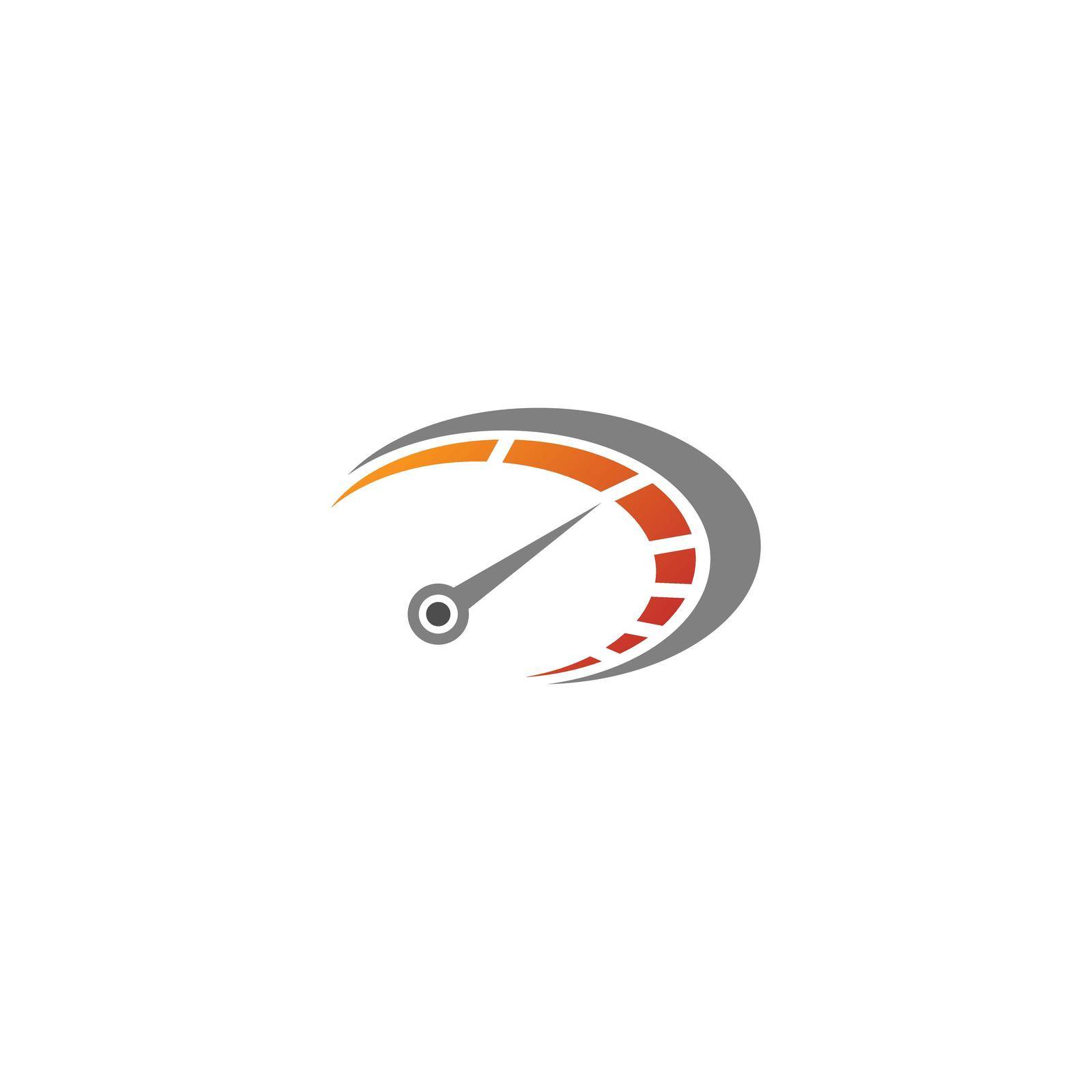 Speedometer icon. Gauge and rpm meter logo by bellaxbudhong3