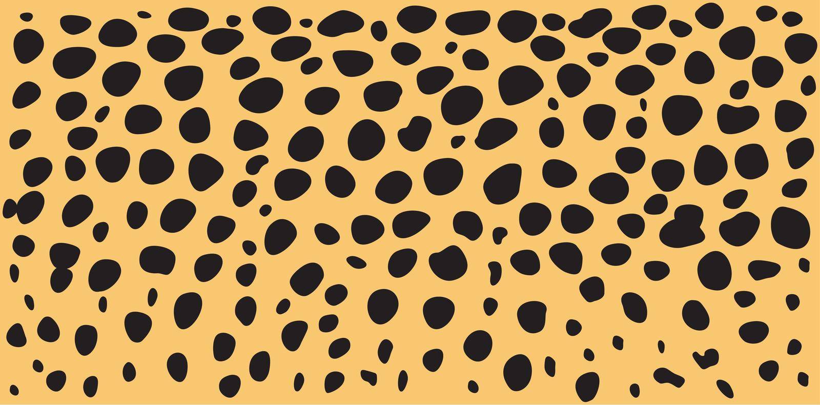 Cheetah fur color background vector illustration