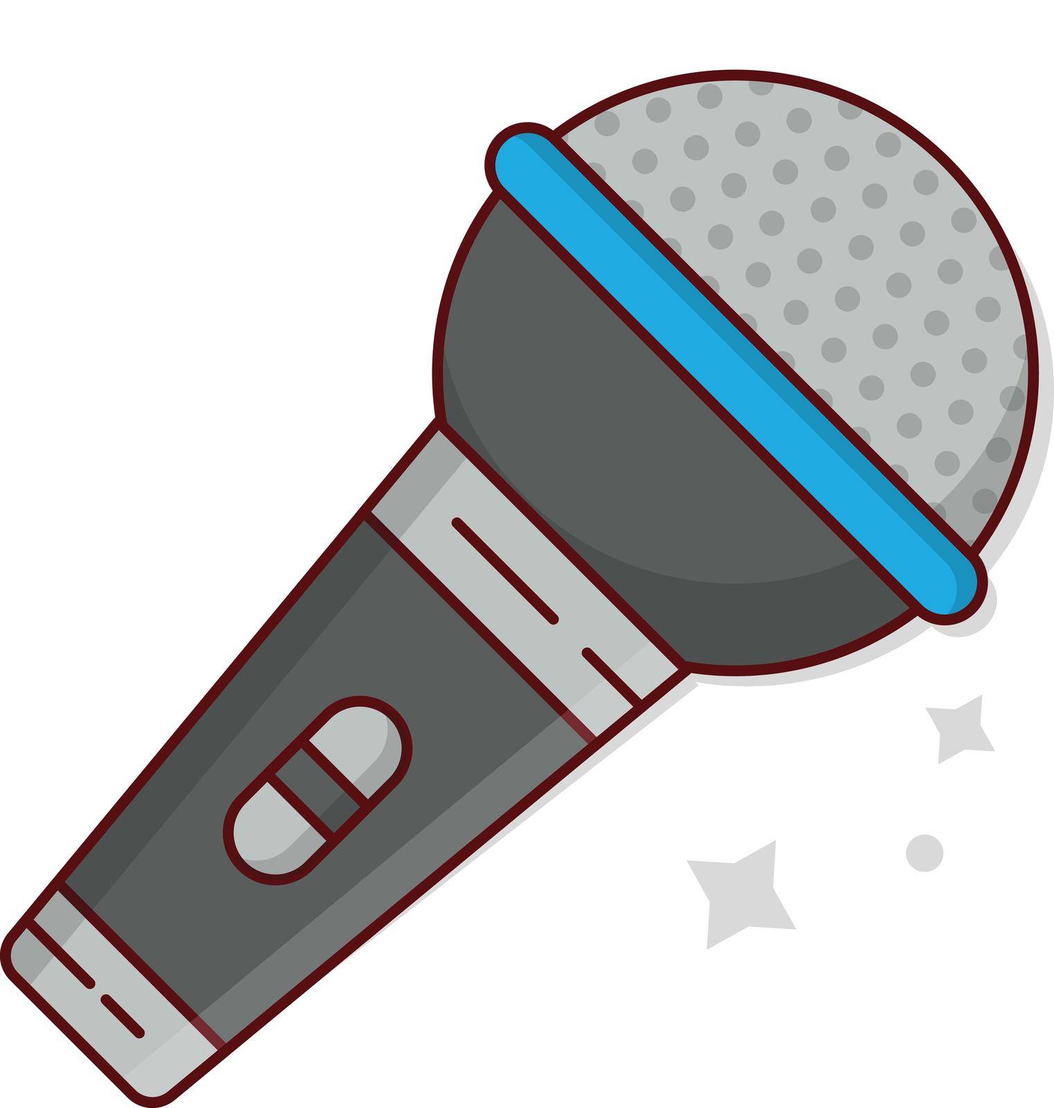 mic Vector illustration on a transparent background.Premium quality symmbols. vector line flat icon for concept and graphic design.