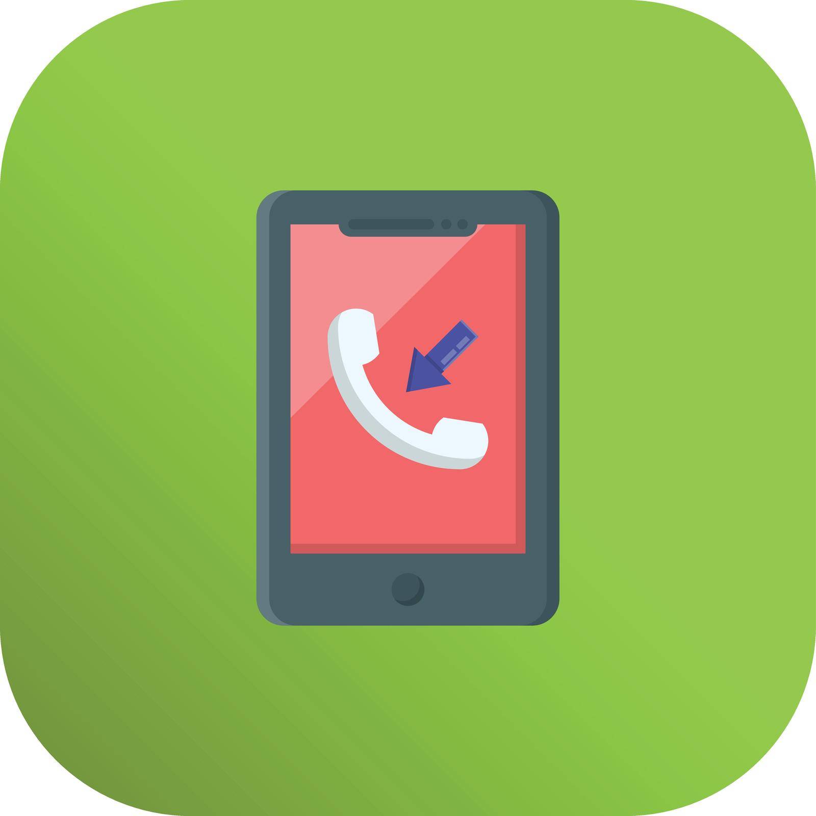phone Vector illustration on a transparent background.Premium quality symmbols.Vector line flat icon for concept and graphic design.