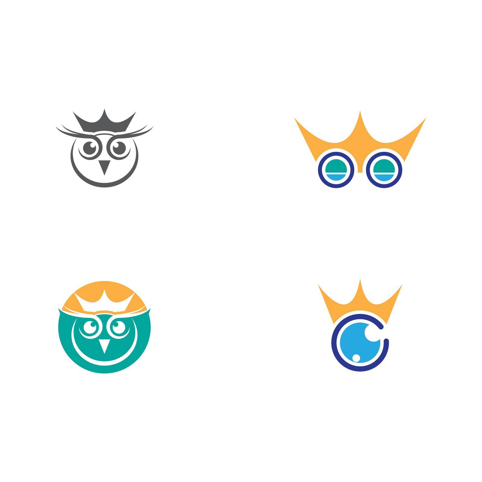Set Branding Identity Corporate Eye Care vector logo design