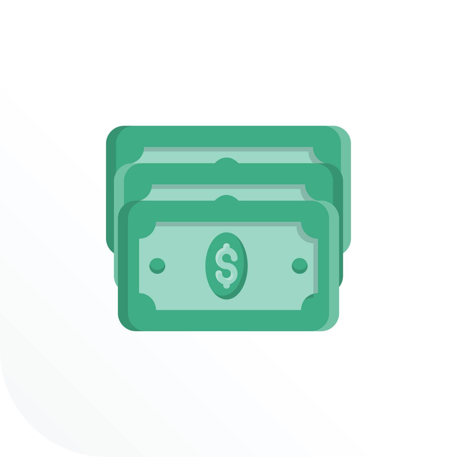 money Vector illustration on a transparent background.Premium quality symmbols.Vector line flat icon for concept and graphic design.
