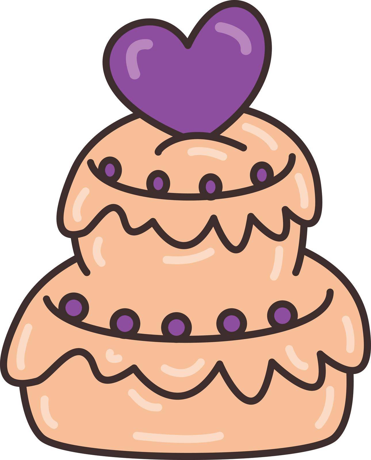 cake Vector illustration on a transparent background.Premium quality symmbols.Vector line flat icon for concept and graphic design.