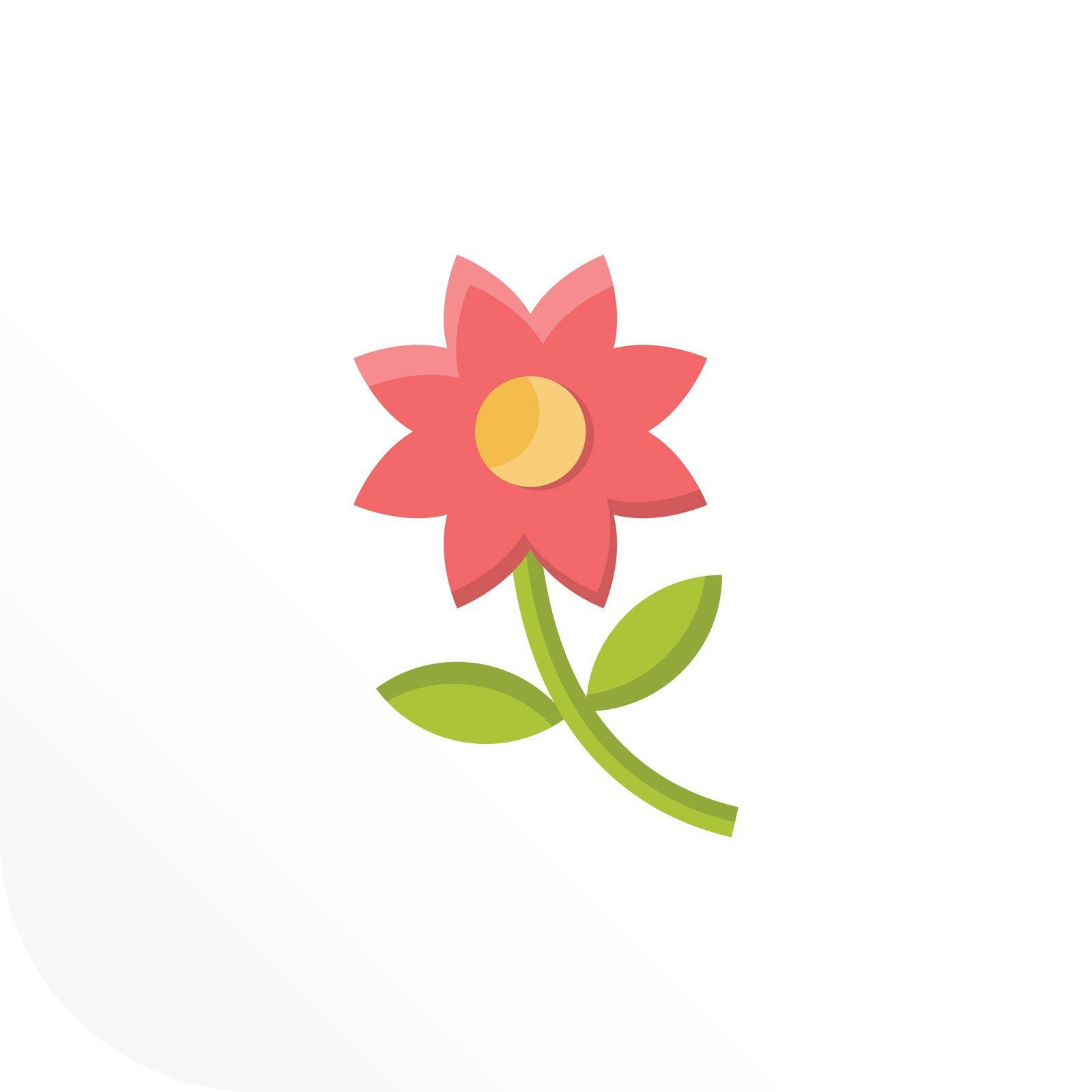 flower Vector illustration on a transparent background.Premium quality symmbols.Vector line flat icon for concept and graphic design.