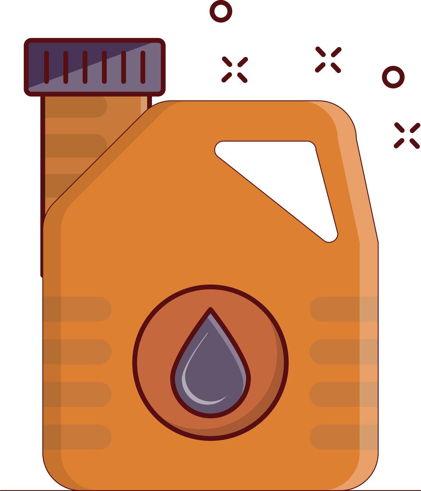oil can Vector illustration on a transparent background.Premium quality symmbols. vector line flat icon for concept and graphic design.