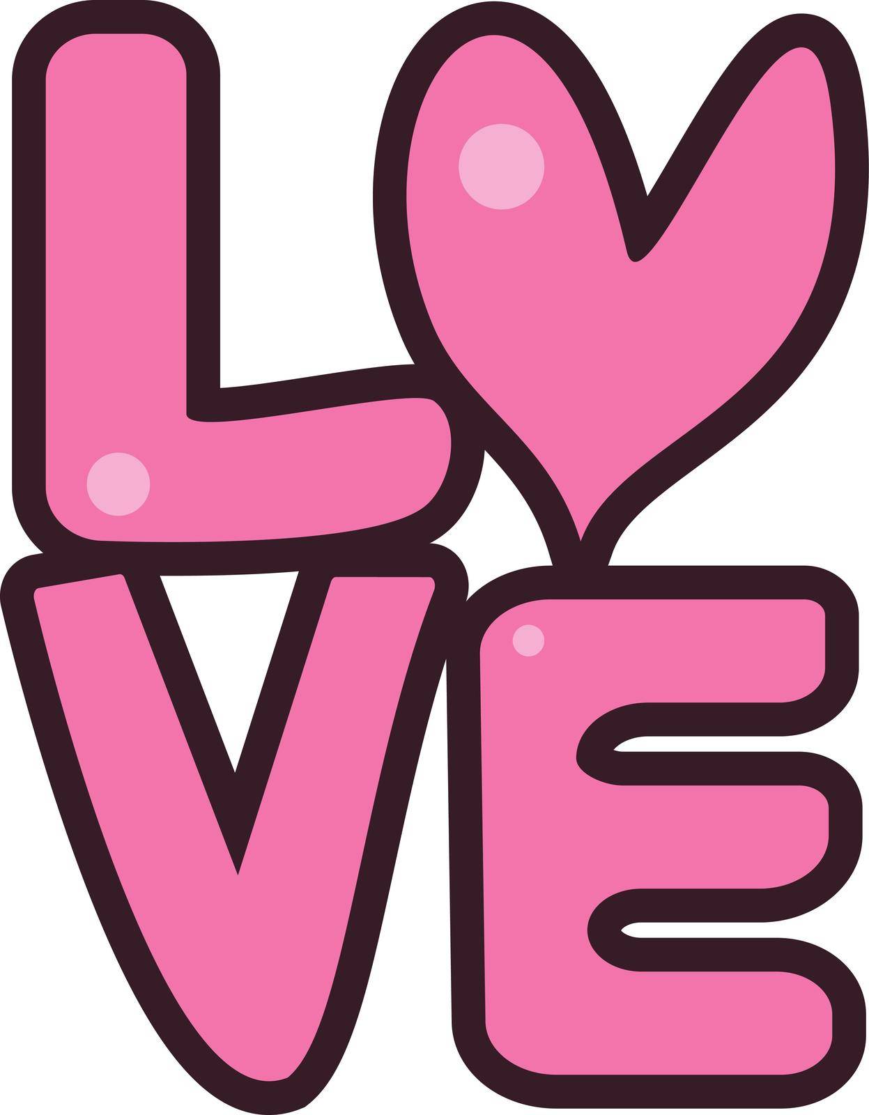 love Vector illustration on a transparent background.Premium quality symmbols.Vector line flat icon for concept and graphic design.