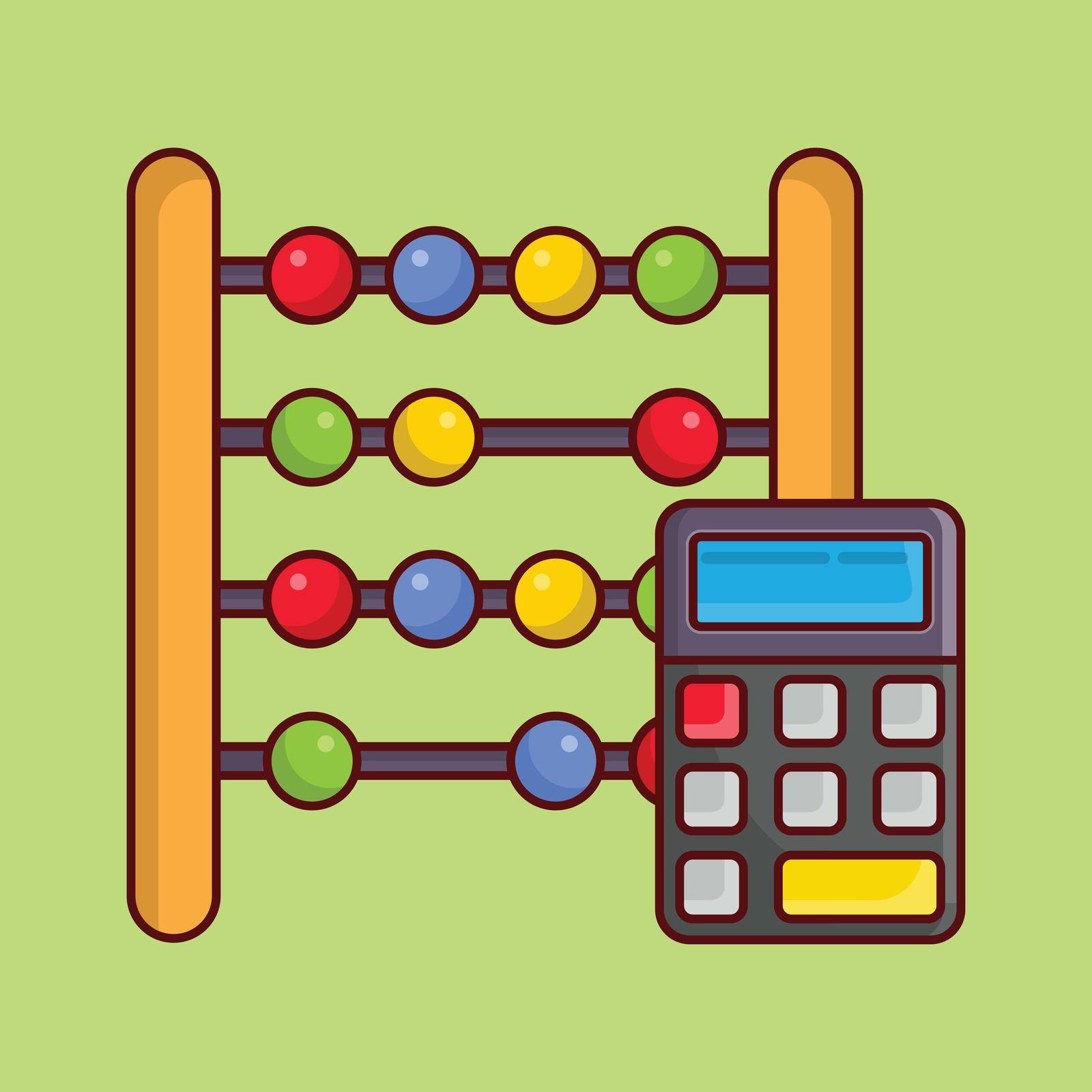 abacus calculation by FlaticonsDesign