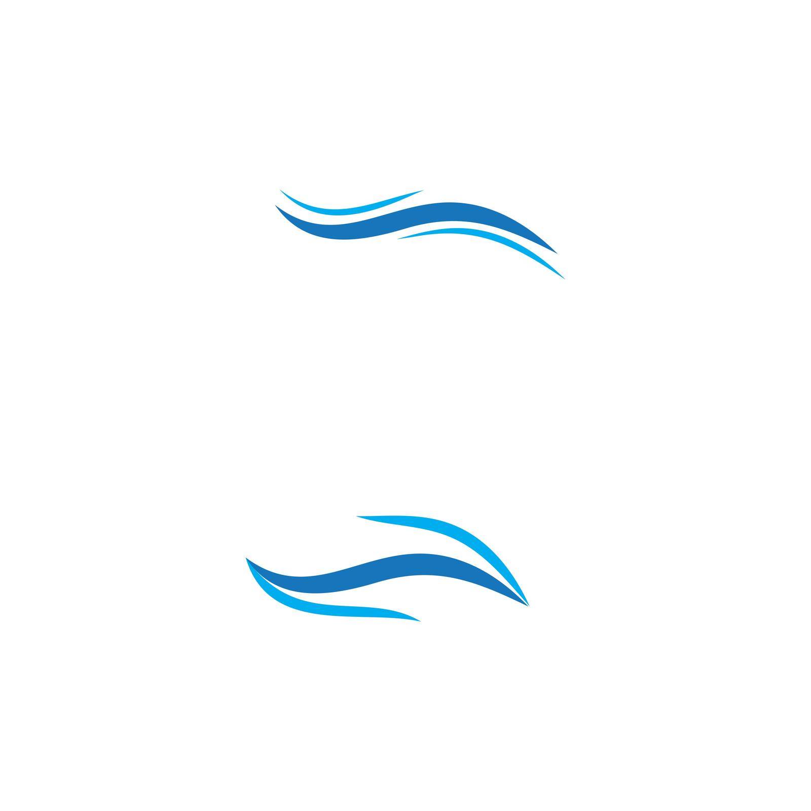 Waves Logo Template vector symbol by Redgraphic