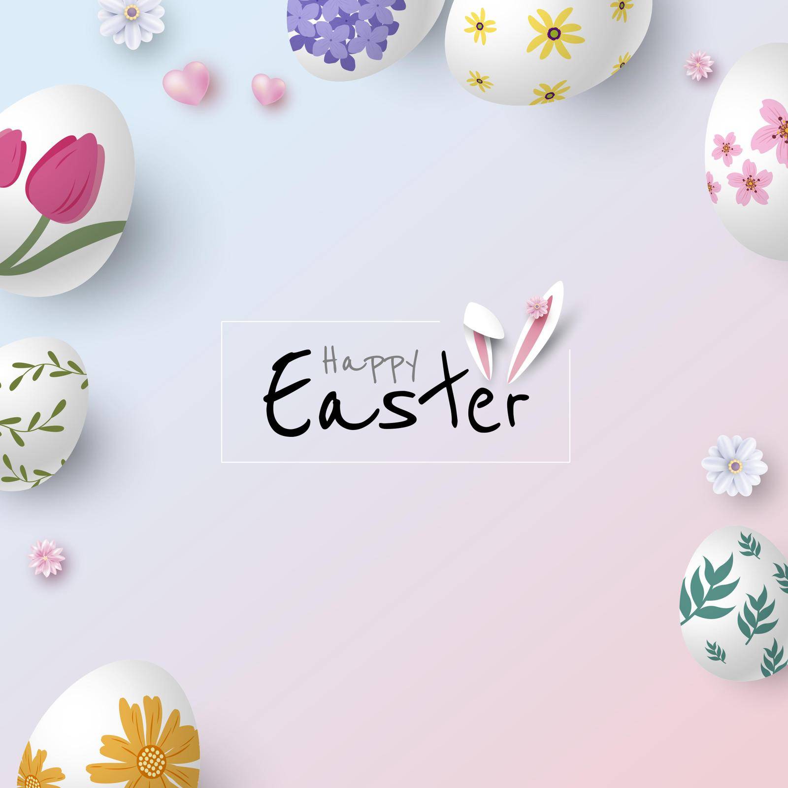 Easter banner design vector illustration by Myimagine