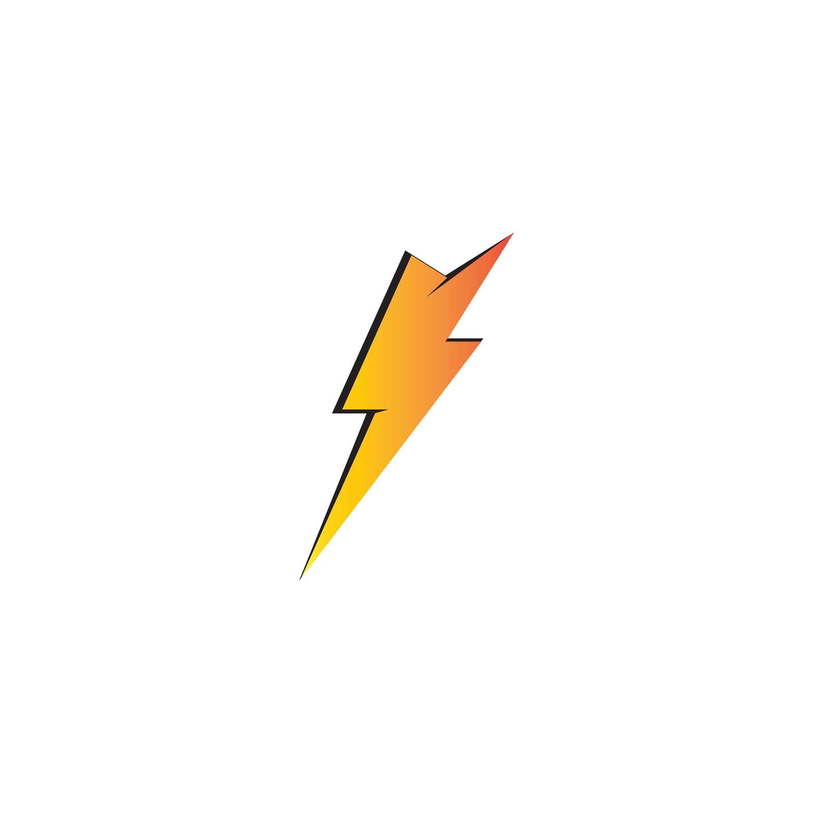 lightning thunder bolt electricity logo design template by Graphicindo