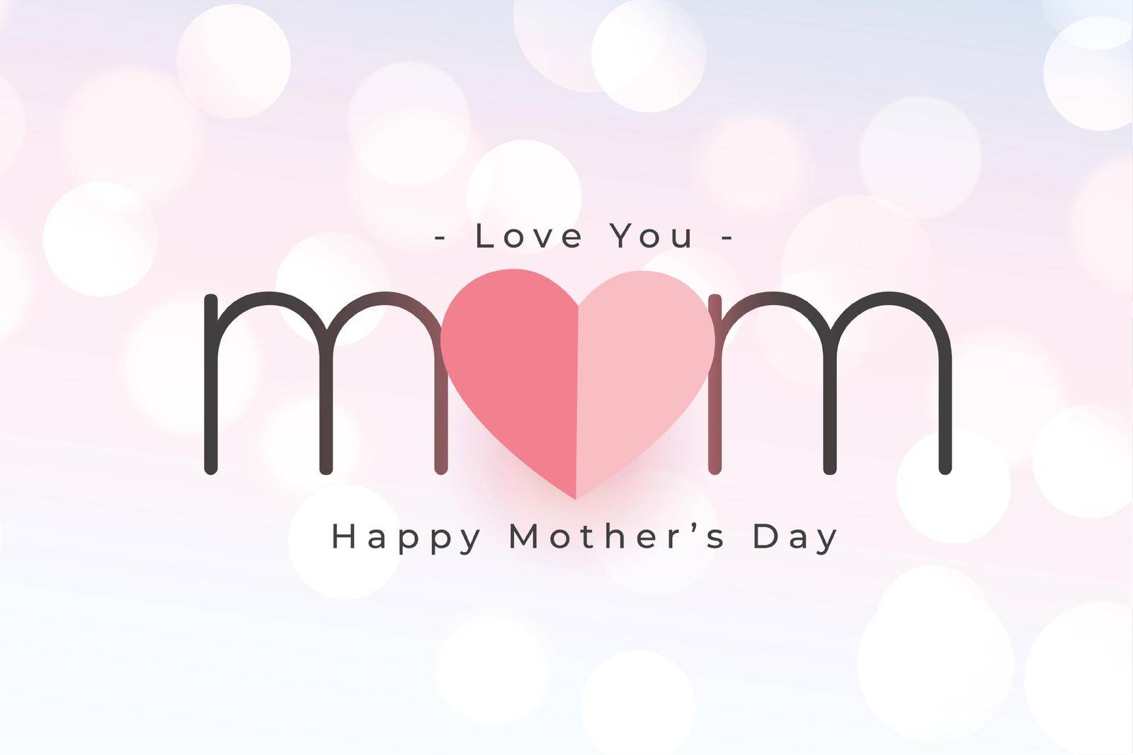 mother's day social poster with love you mom message by mstjahanara