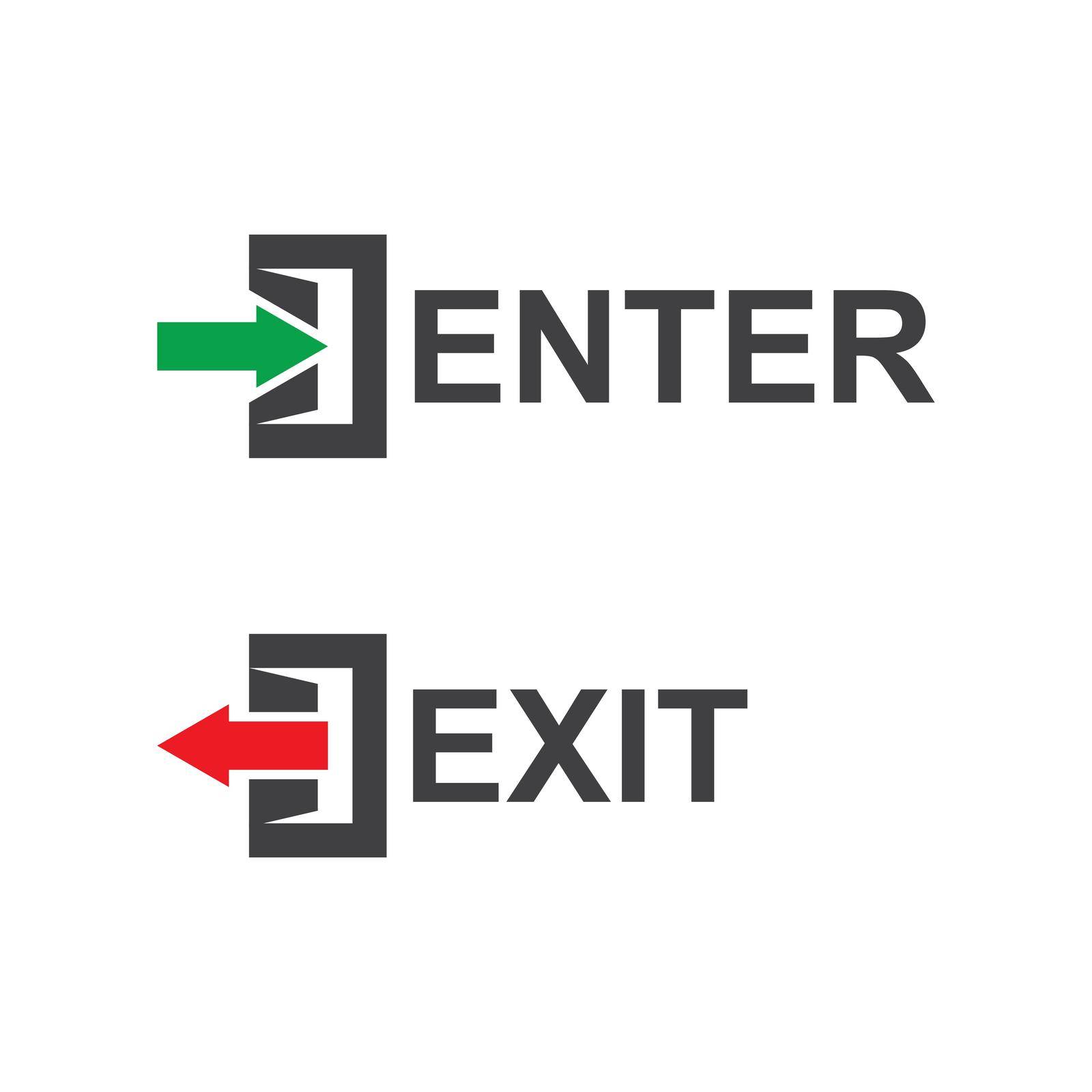 Enter and exit icon by awk