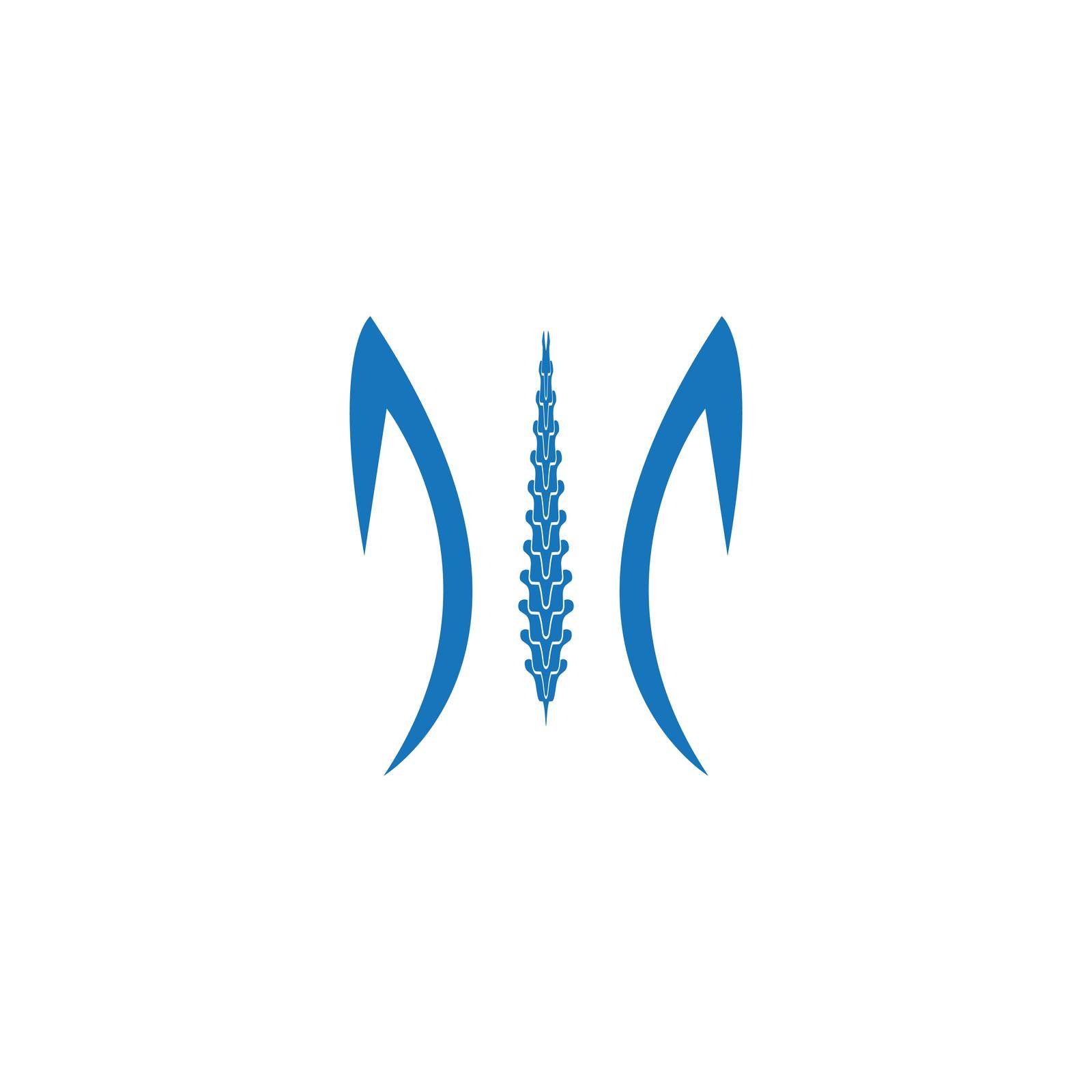 Spine diagnostics symbol by Graphicindo